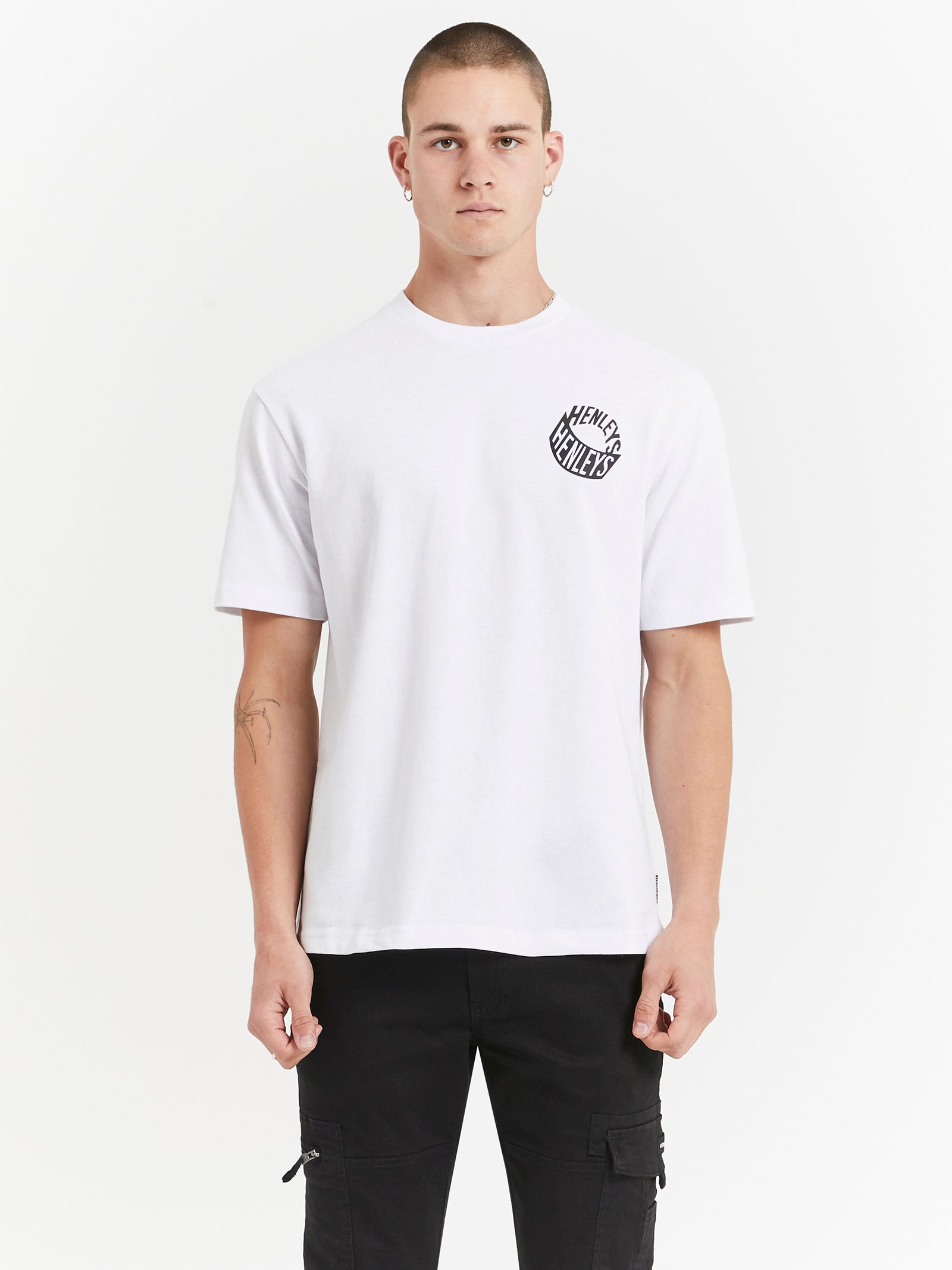 Rings Reflective T-Shirt in White