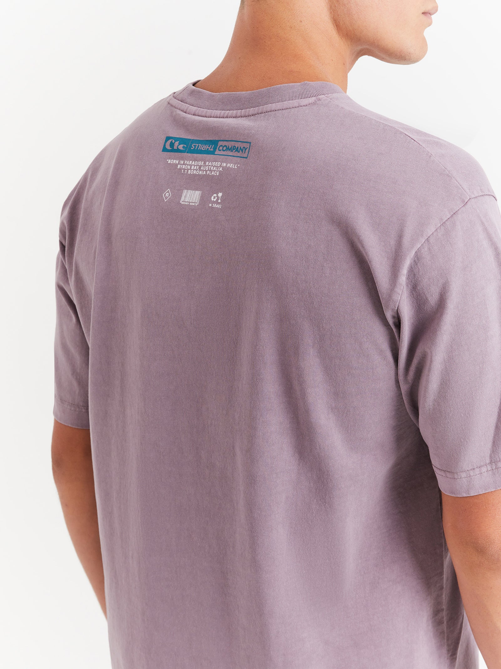 Westside Oversize Fit T-Shirt in Sea Fog