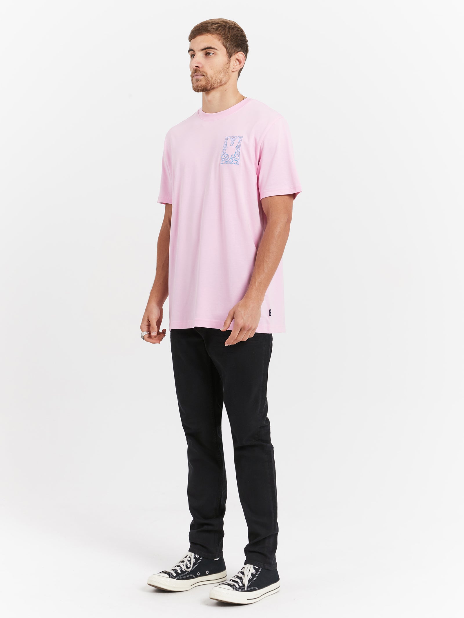 Pisani Graphic T-Shirt in Pure Pink