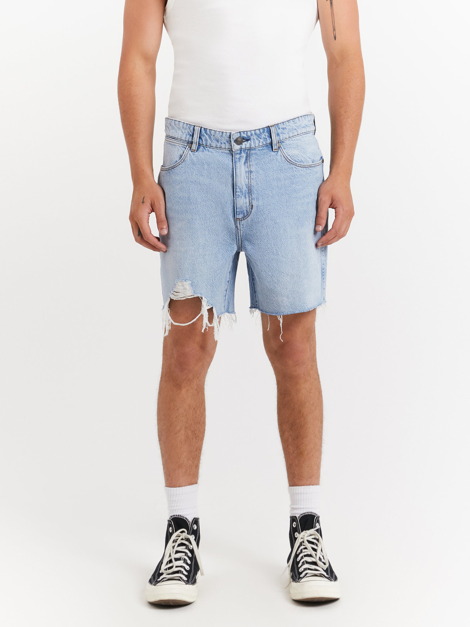 Slacker Shorts in Blue Crush