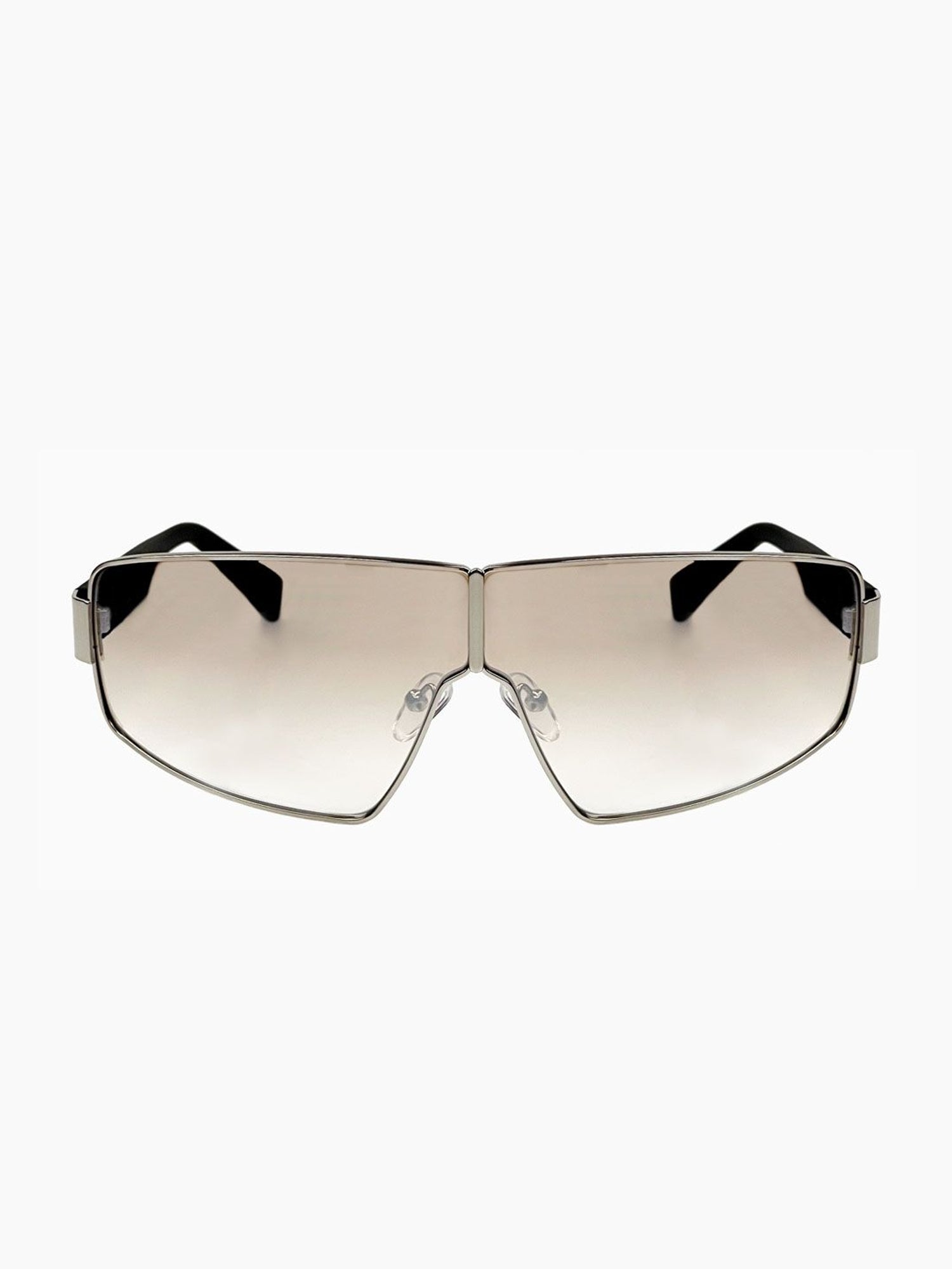 Paris Sunglasses in Silver & Brown