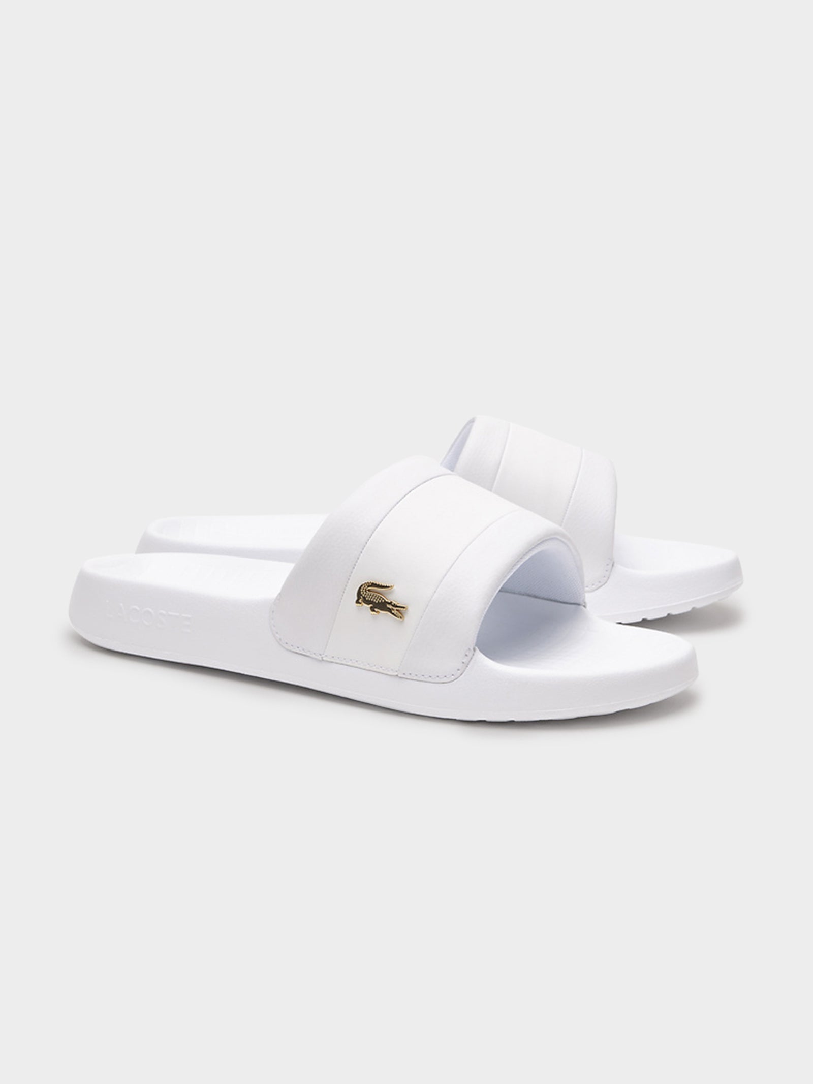 Mens Serve Slide Hybrid Slides in White