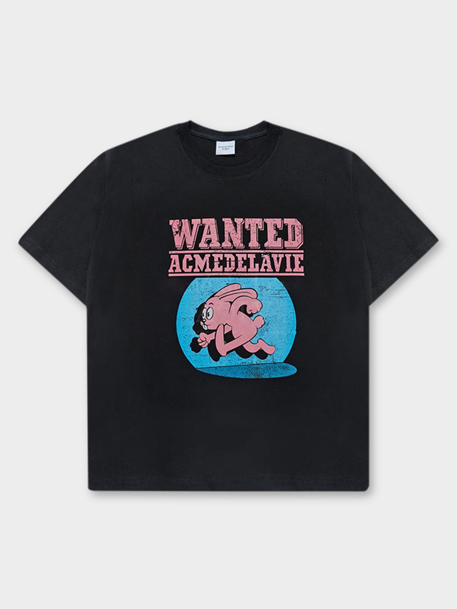 Wanted Rabbit Artwork Short Sleeve T-Shirt