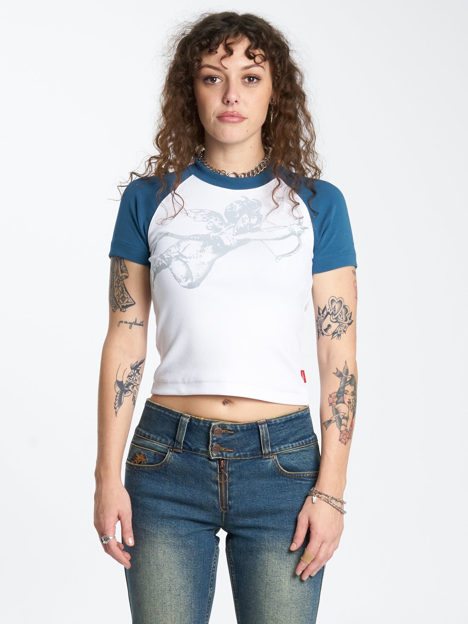 Cherub Slim Raglan T-Shirt