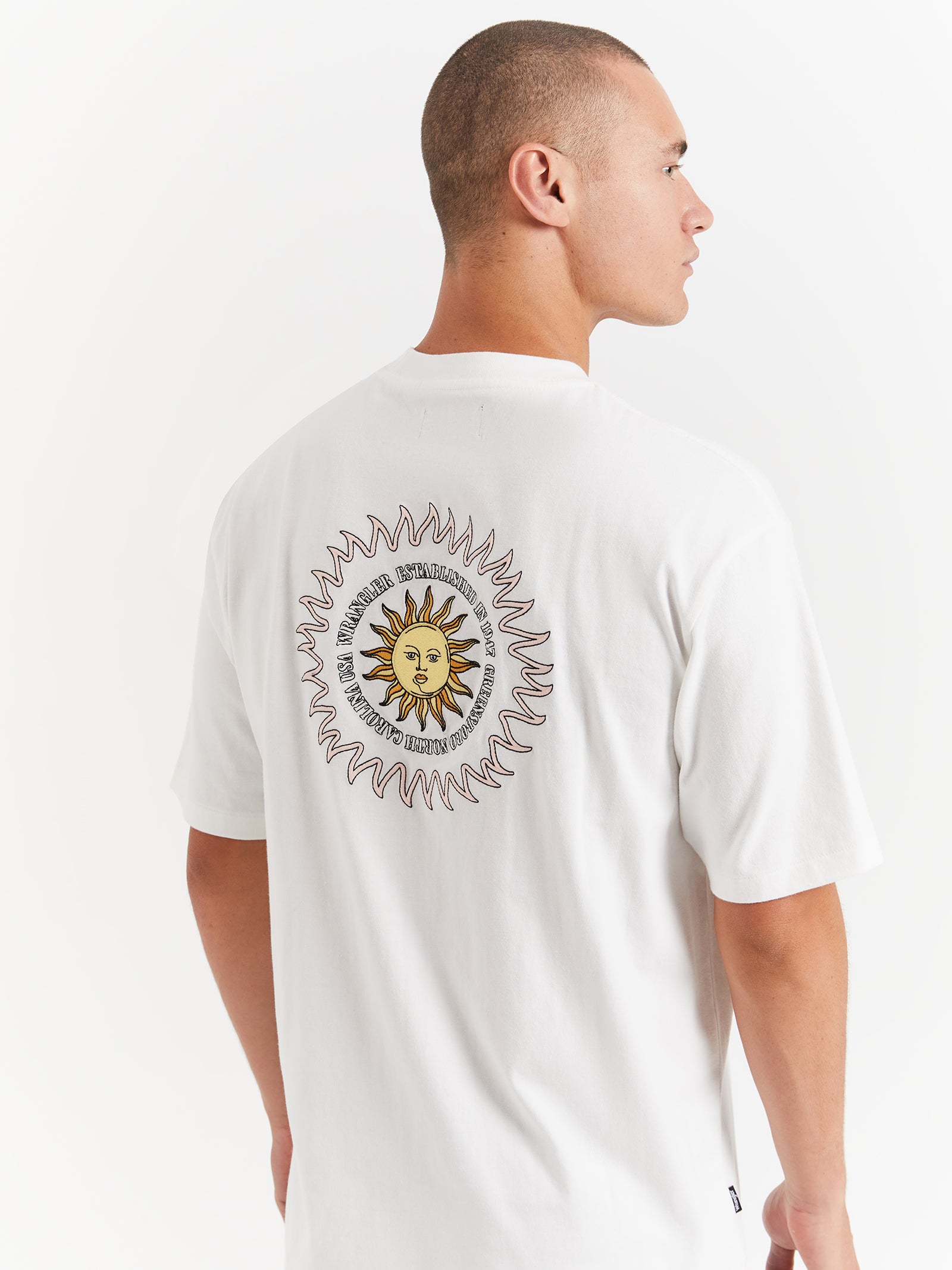 Sunray Slacker T-Shirt in Vintage White