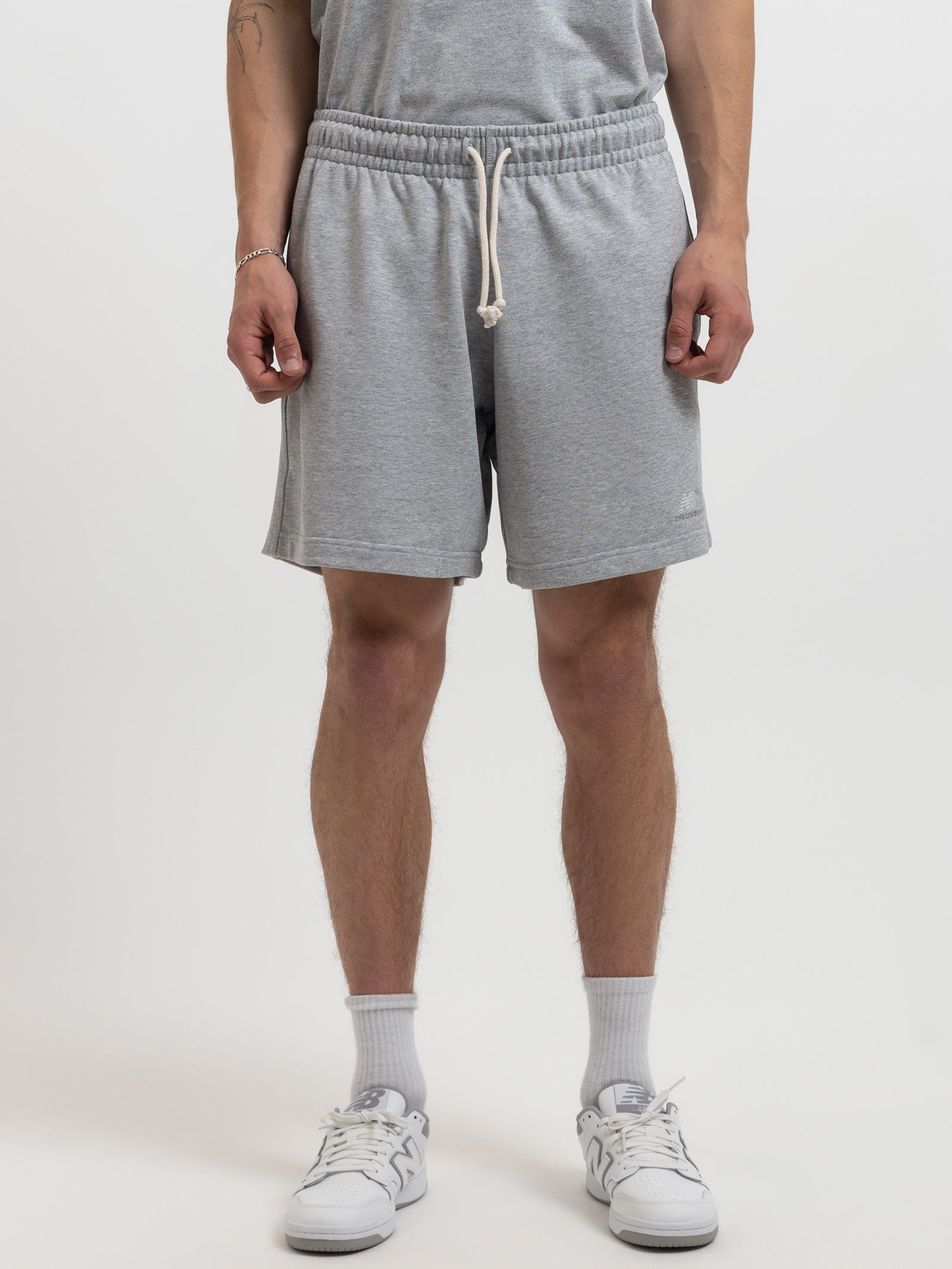 Athletics Remastered French Terry Shorts in Grey