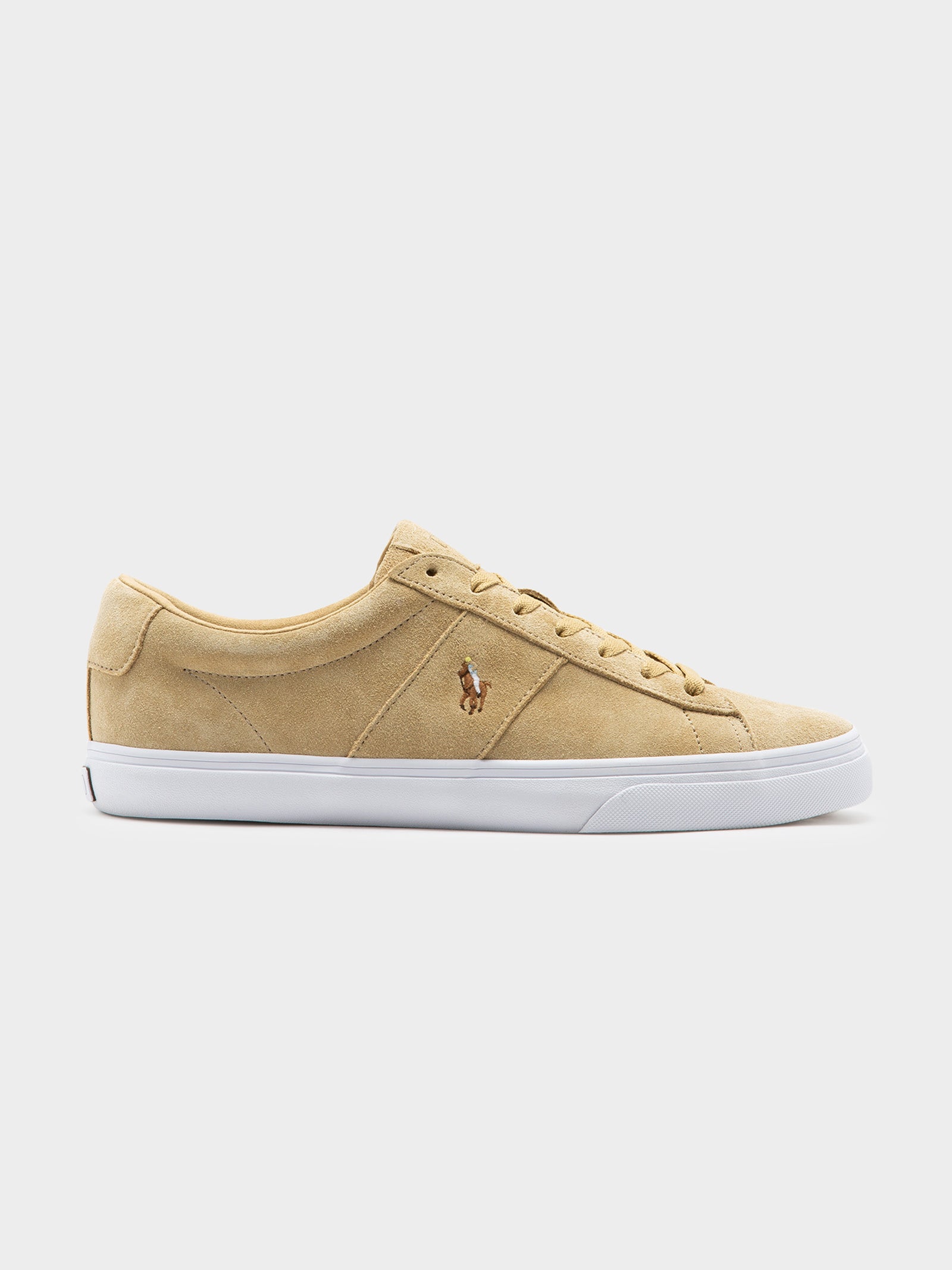 Mens Sayer Suede Sneakers in Bone