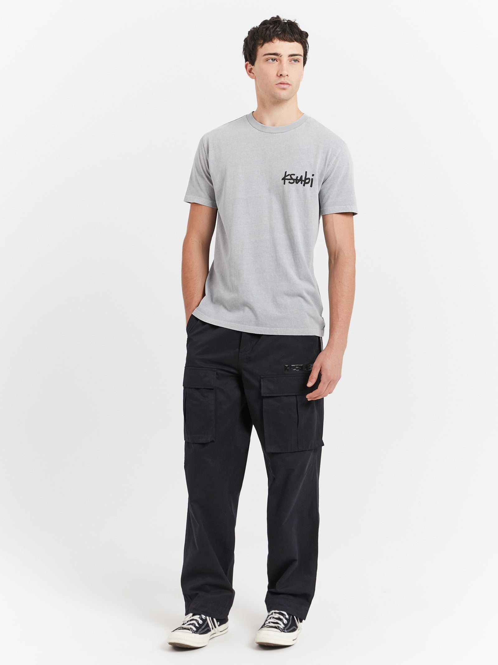 Lock Up Kash T-Shirt in Tang Ash