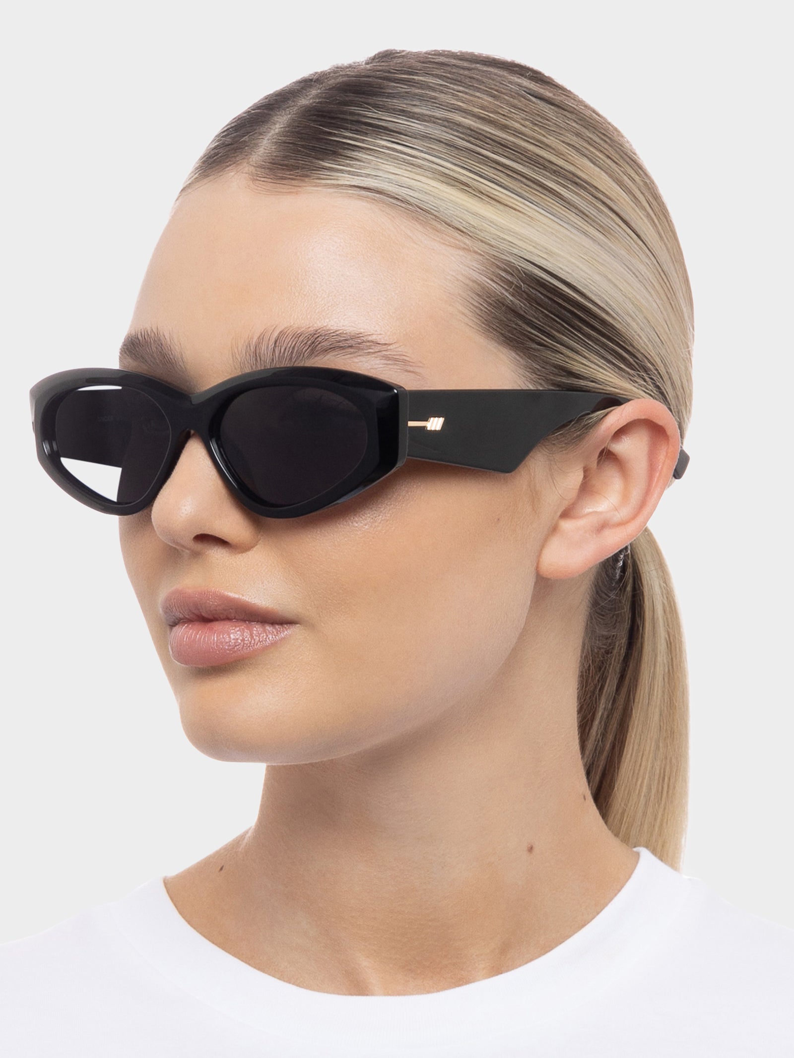 Under Wraps Sunglasses in Black Smoke Mono