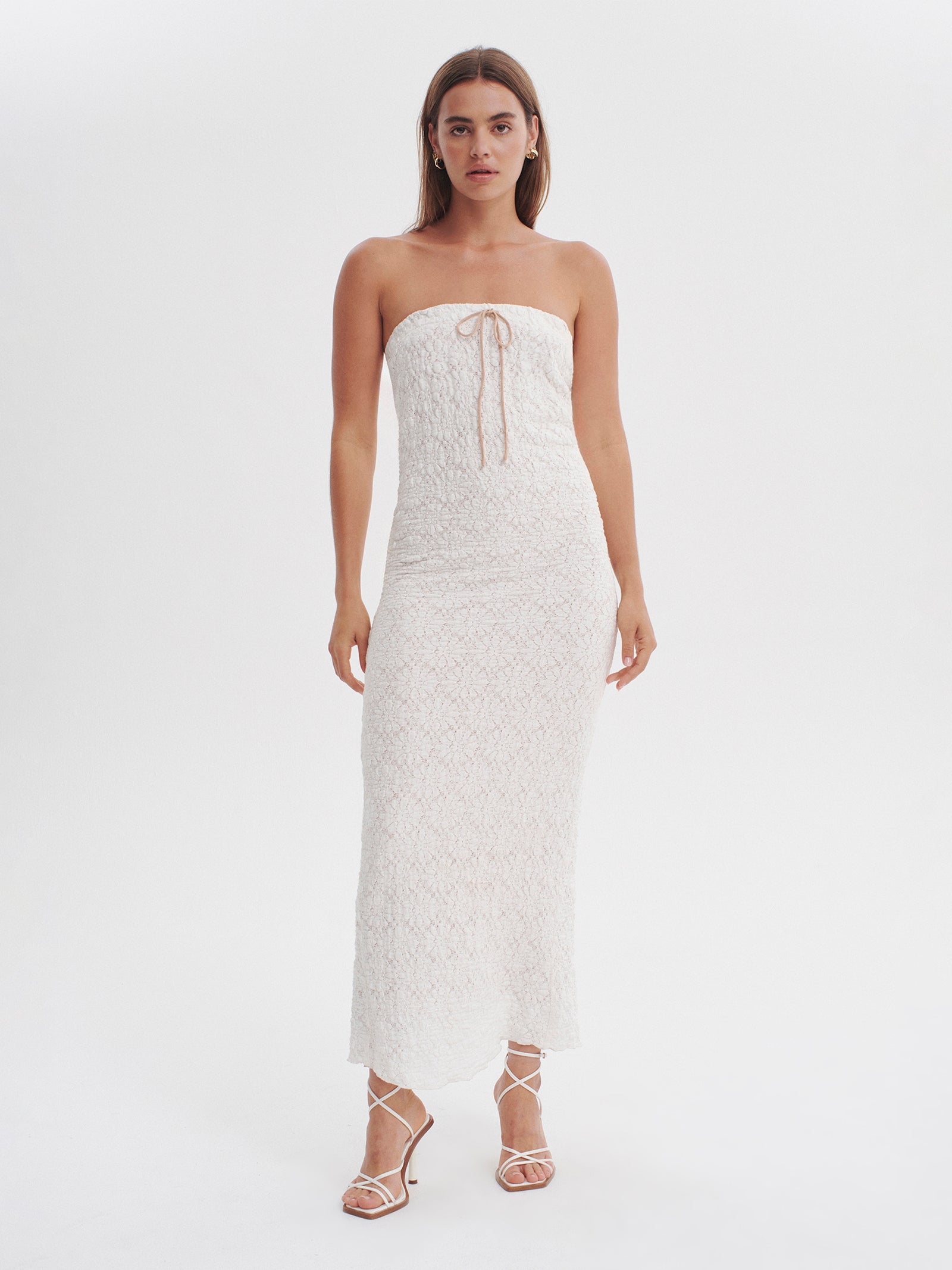 Soulmates Strapless Dress in White