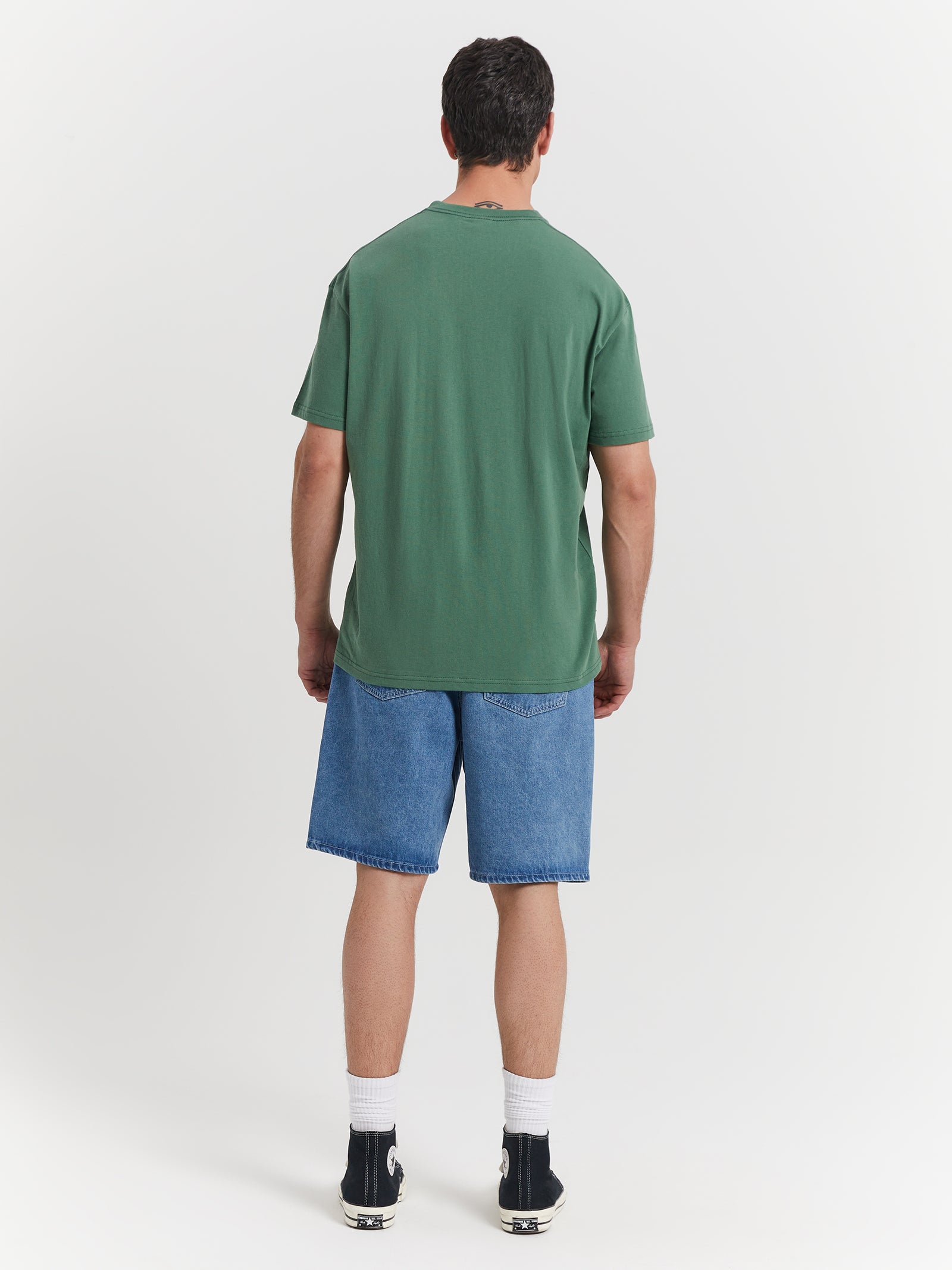 Cube Short Sleeve T-Shirt in Green