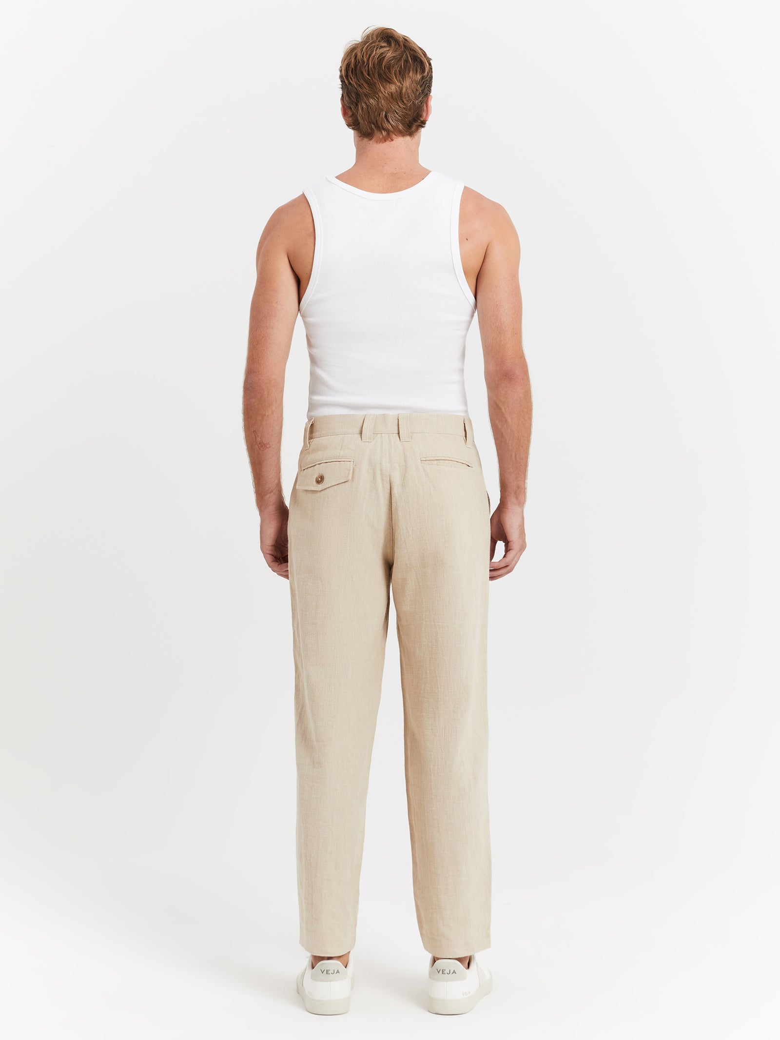 Giles Tailored Pants in Ivory