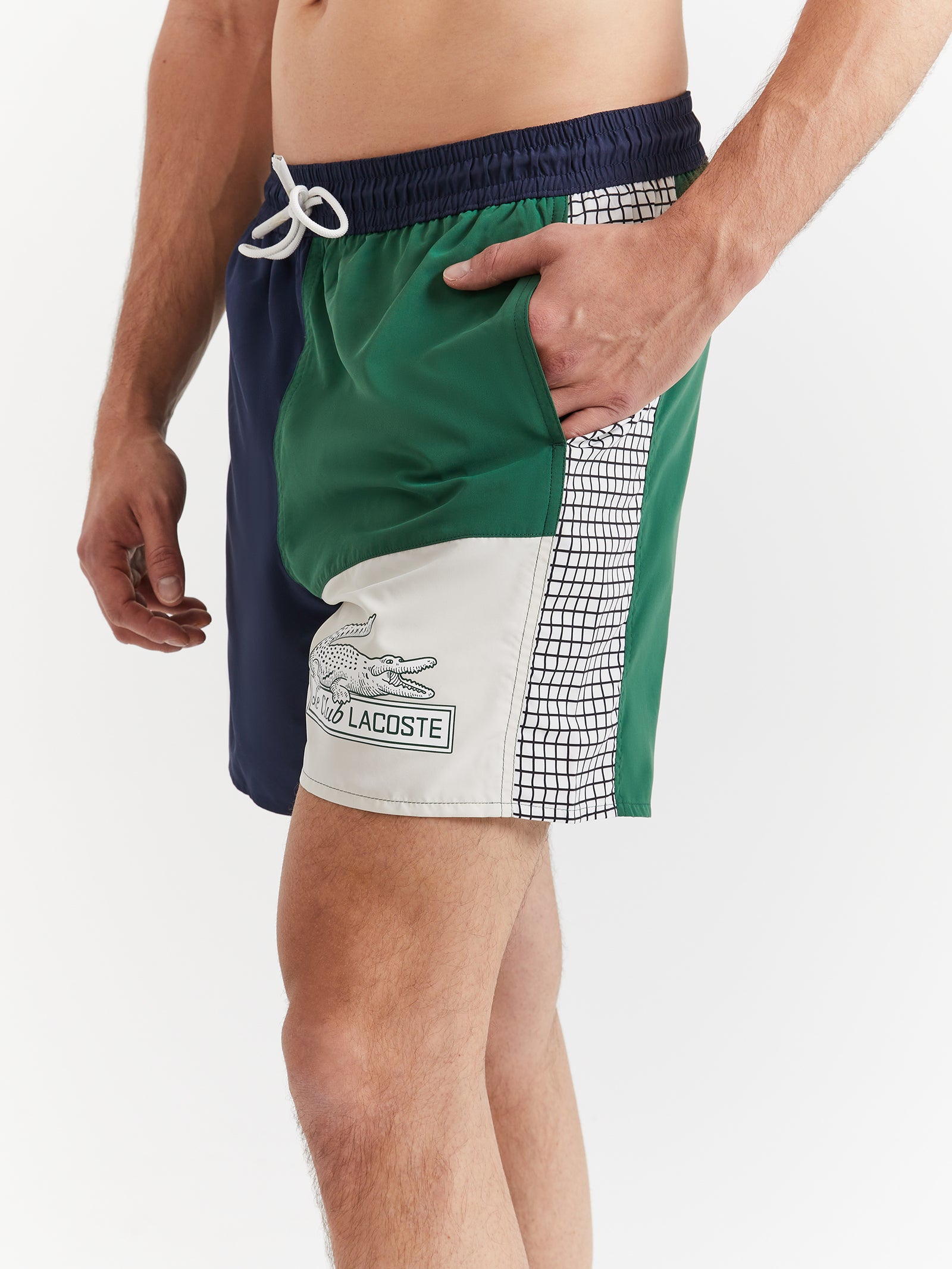 Neo Heritage Le Club Swim Shorts in Navy