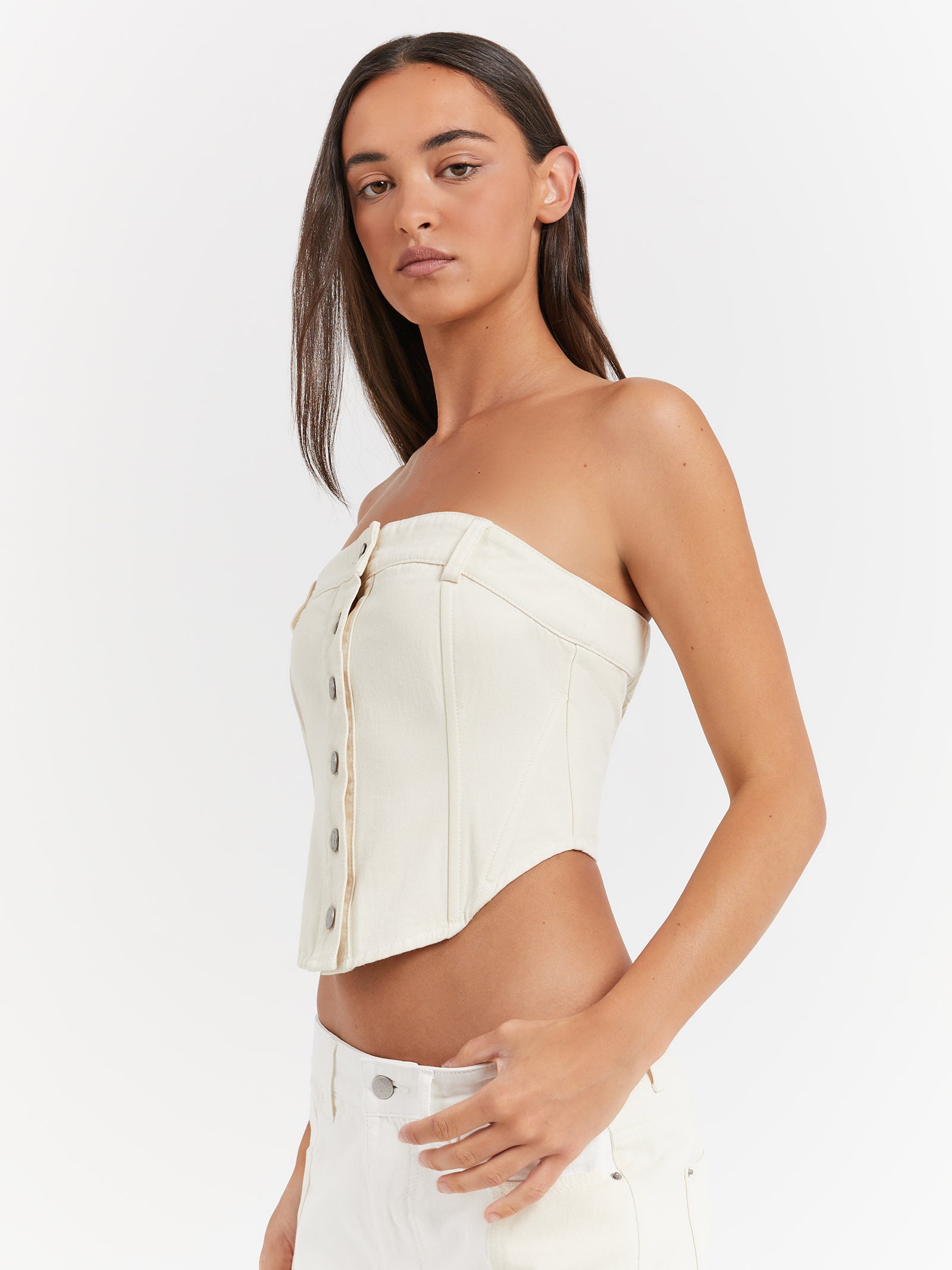 Lenny Jean Bodice in Cream