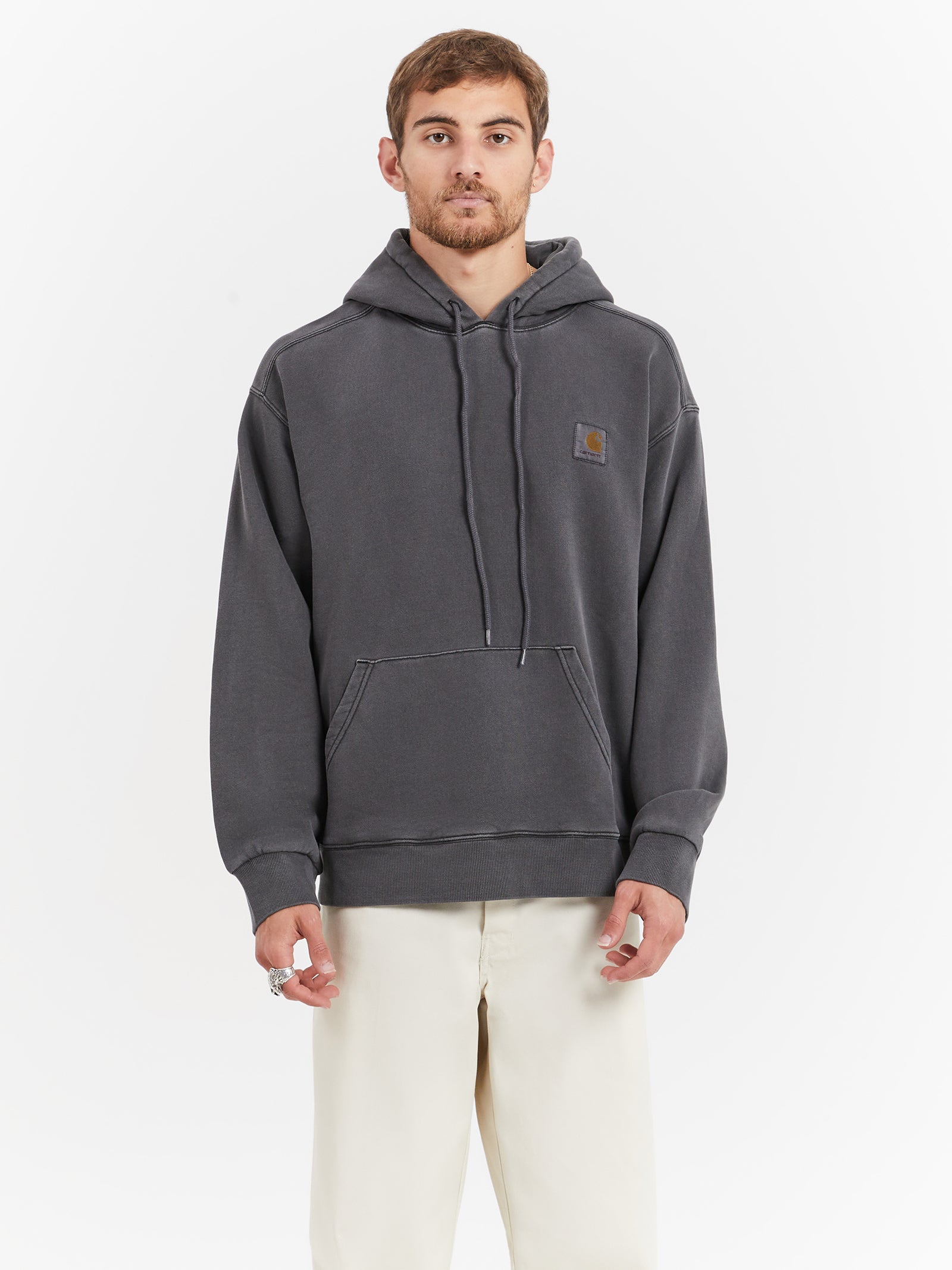 Hooded Nelson Sweat in Black