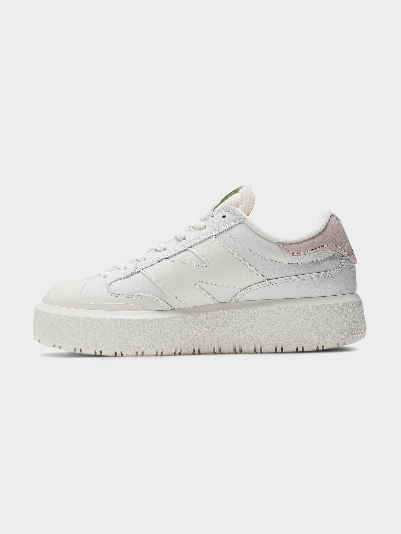 Unisex CT302 Sneakers in White, Stone Pink & Sage Leaf