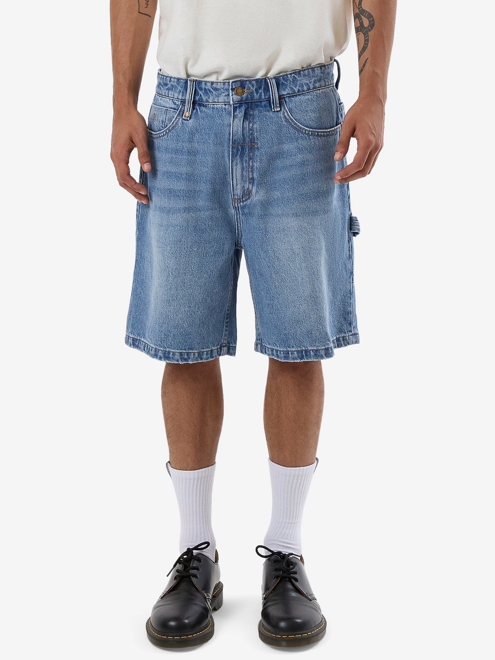 Slacker Denim Short In Tempest Blue