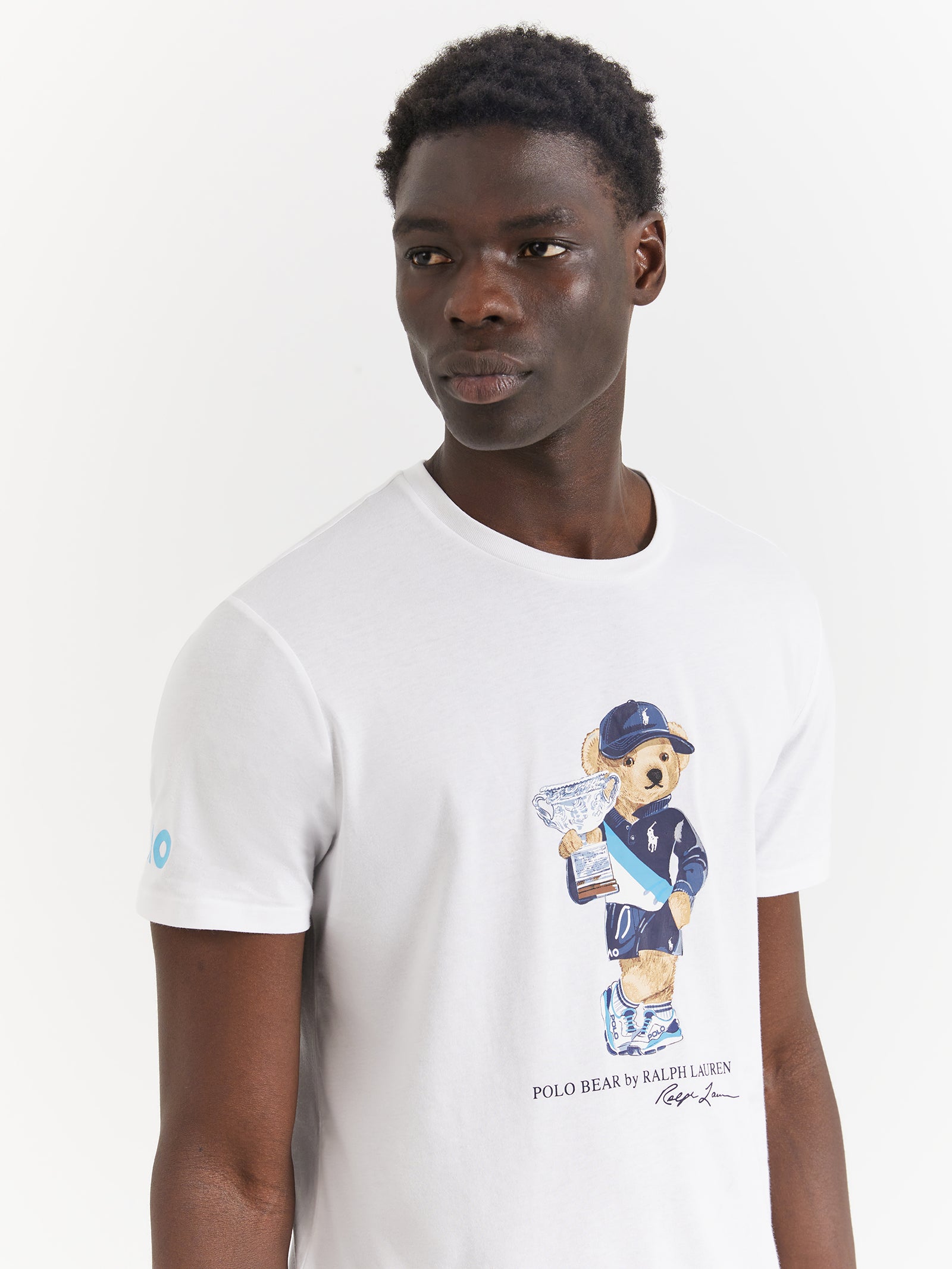 Australian Open Short Sleeve T Shirt in Pure White