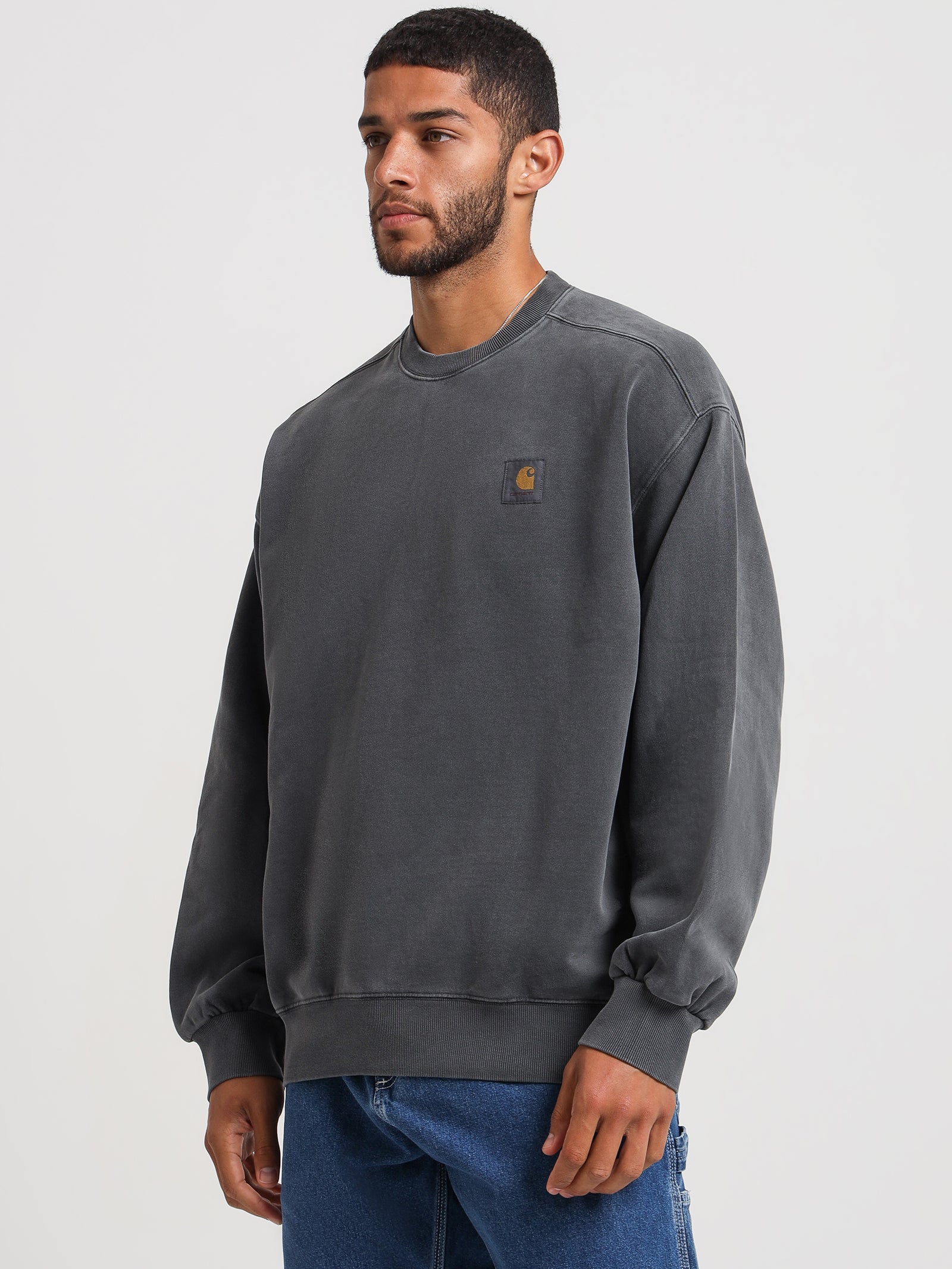 Vista Sweatshirt in Vulcan Garment Dyed