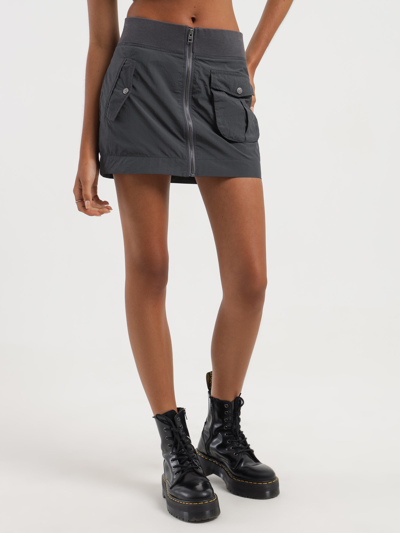 Elemental Skirt in Charcoal