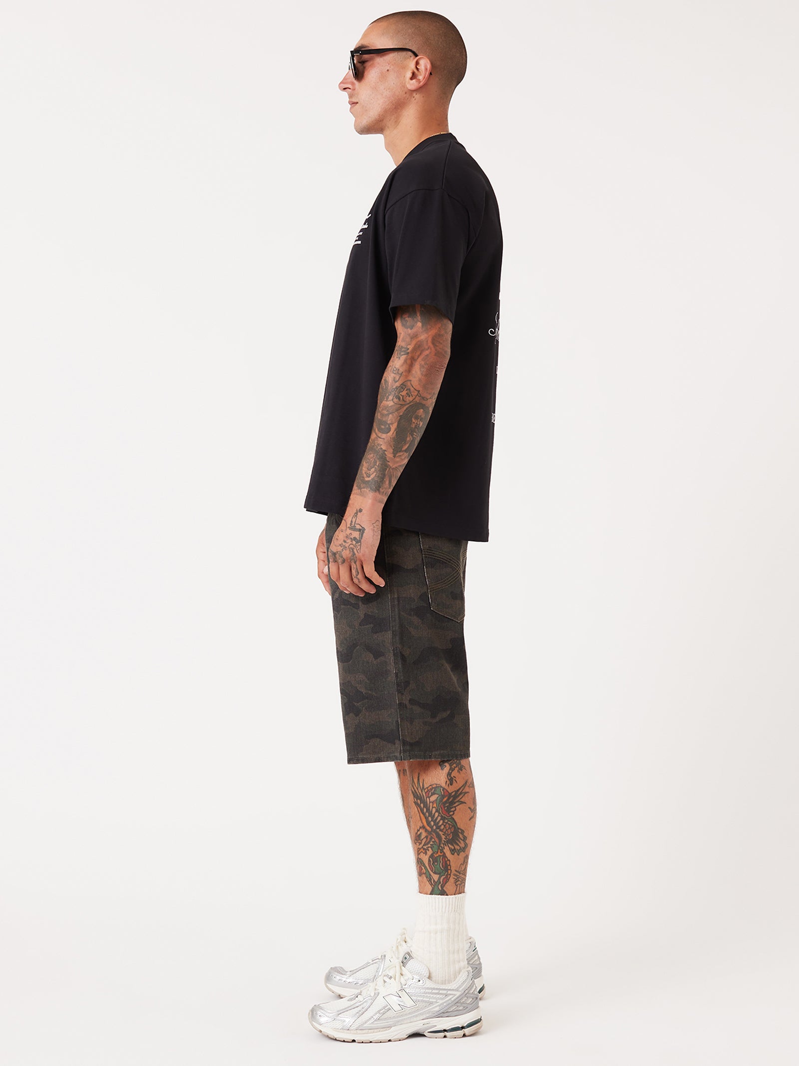 Legacy Denim Short In Dark Camo