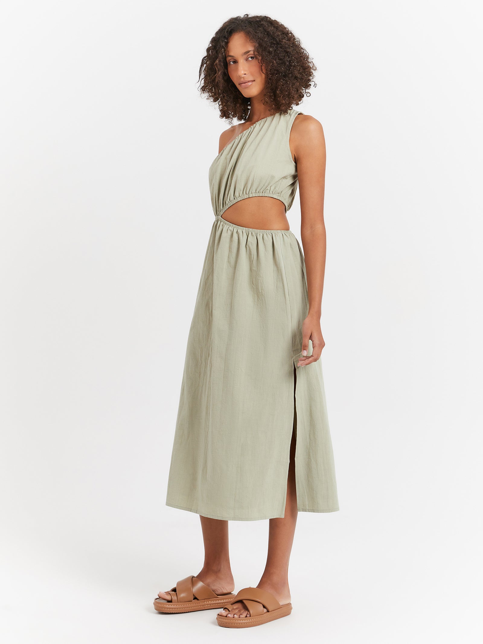 Desiree Dress in Tea Tree