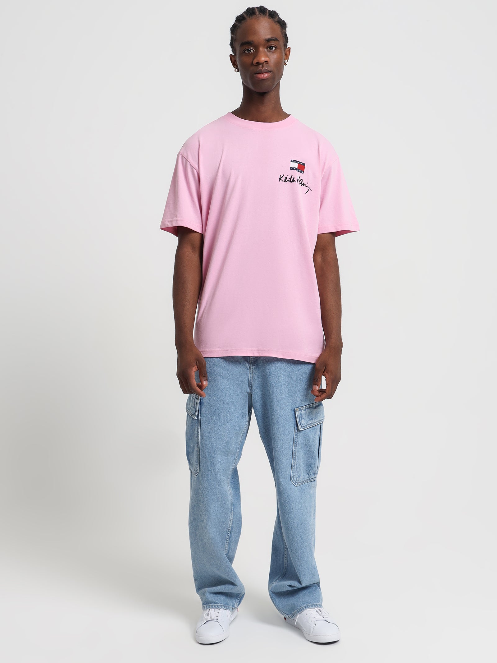 Keith Haring in Lilac Chiffon & Hear