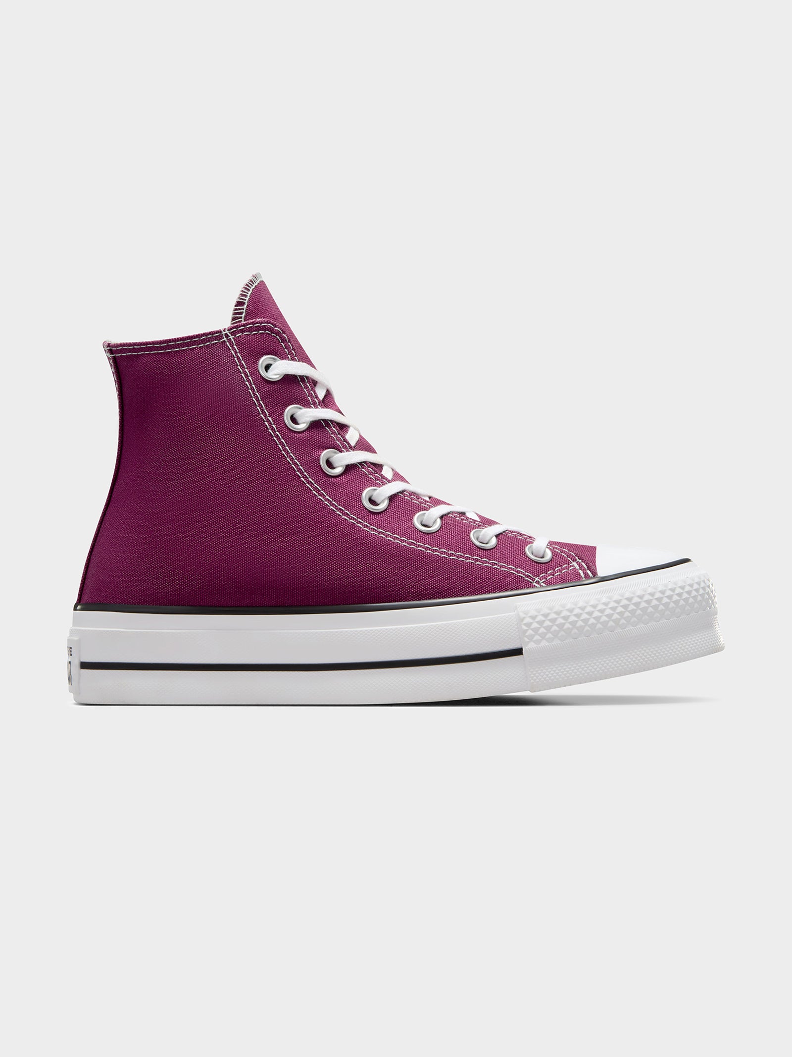 Womens Chuck Taylor All Star Lift High Top Sneakers in Legend Berry