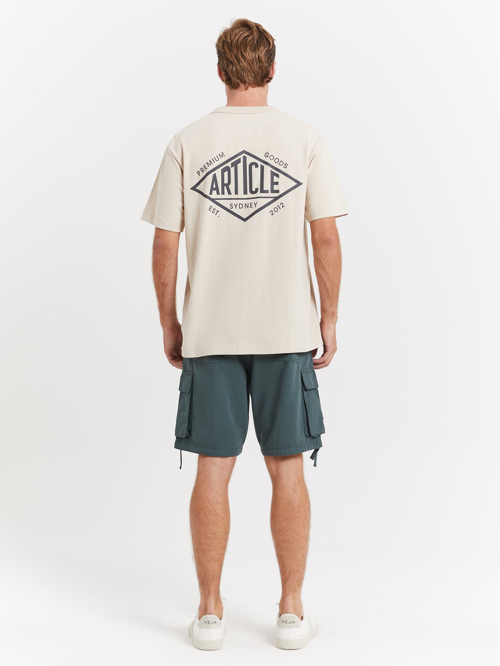 Coterie Logo T-Shirt in Vanilla