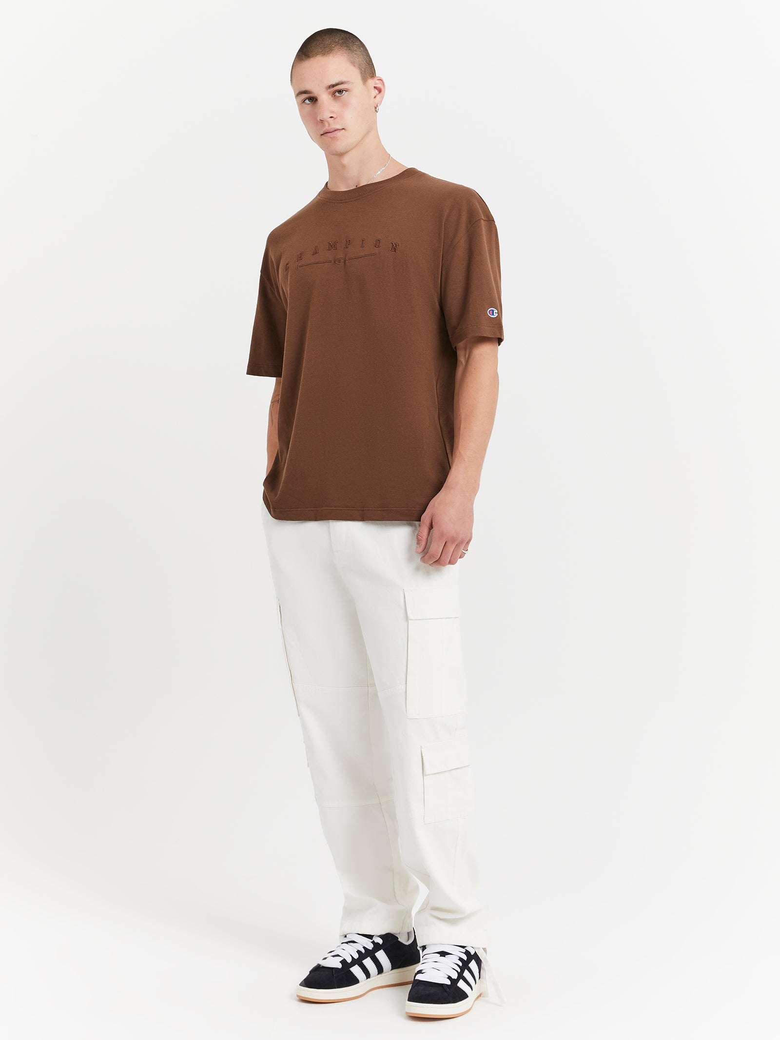 Heritage 2K Logo T-Shirt in Saddleback