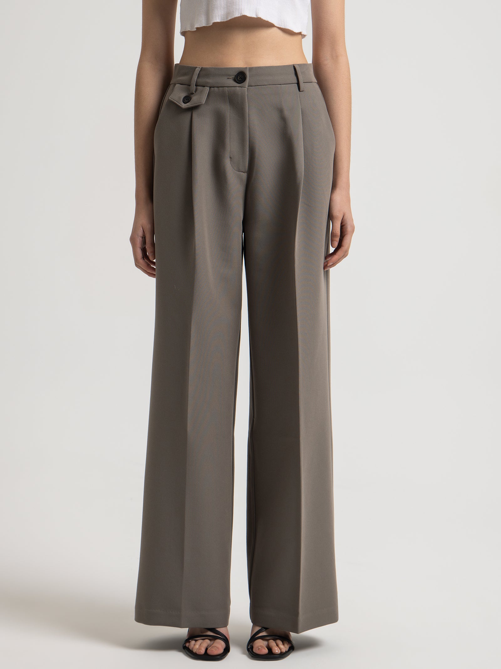 Caspian Tailored Pants in Slate