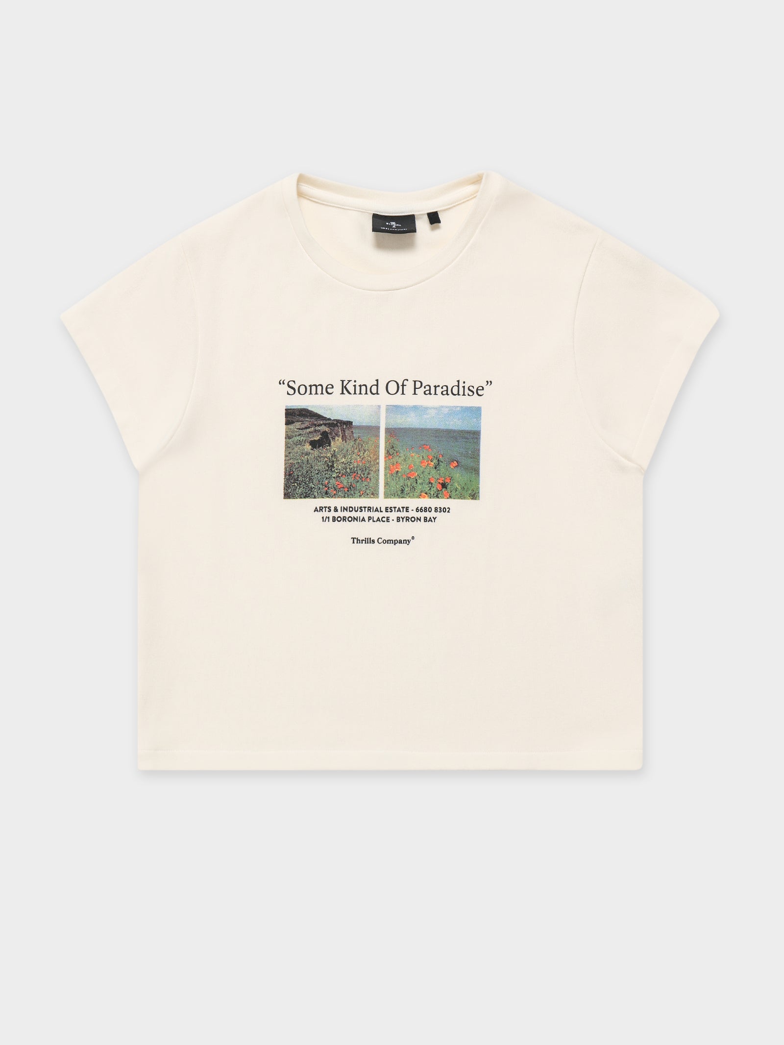 Paradise Around Us Mini T-Shirt in Heritage White