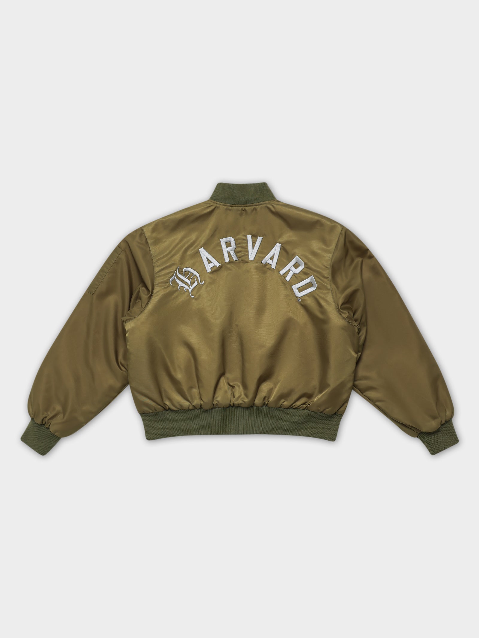 Womens Harvard Bomber in Olive