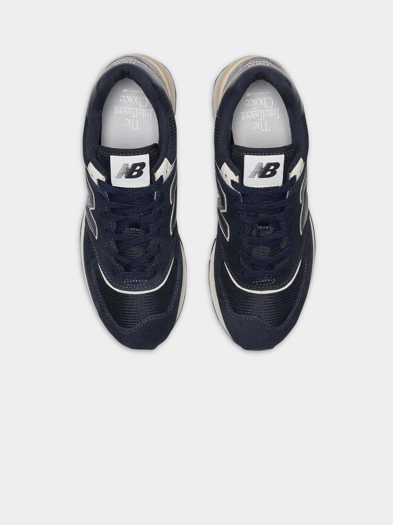 Unisex 574 Sneakers in Navy & White