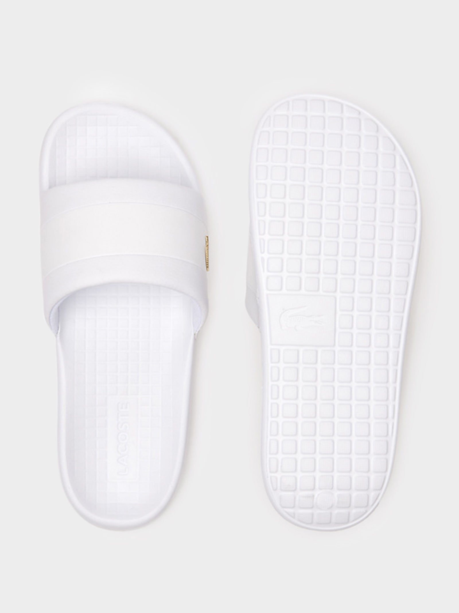 Mens Serve Slide Hybrid Slides in White