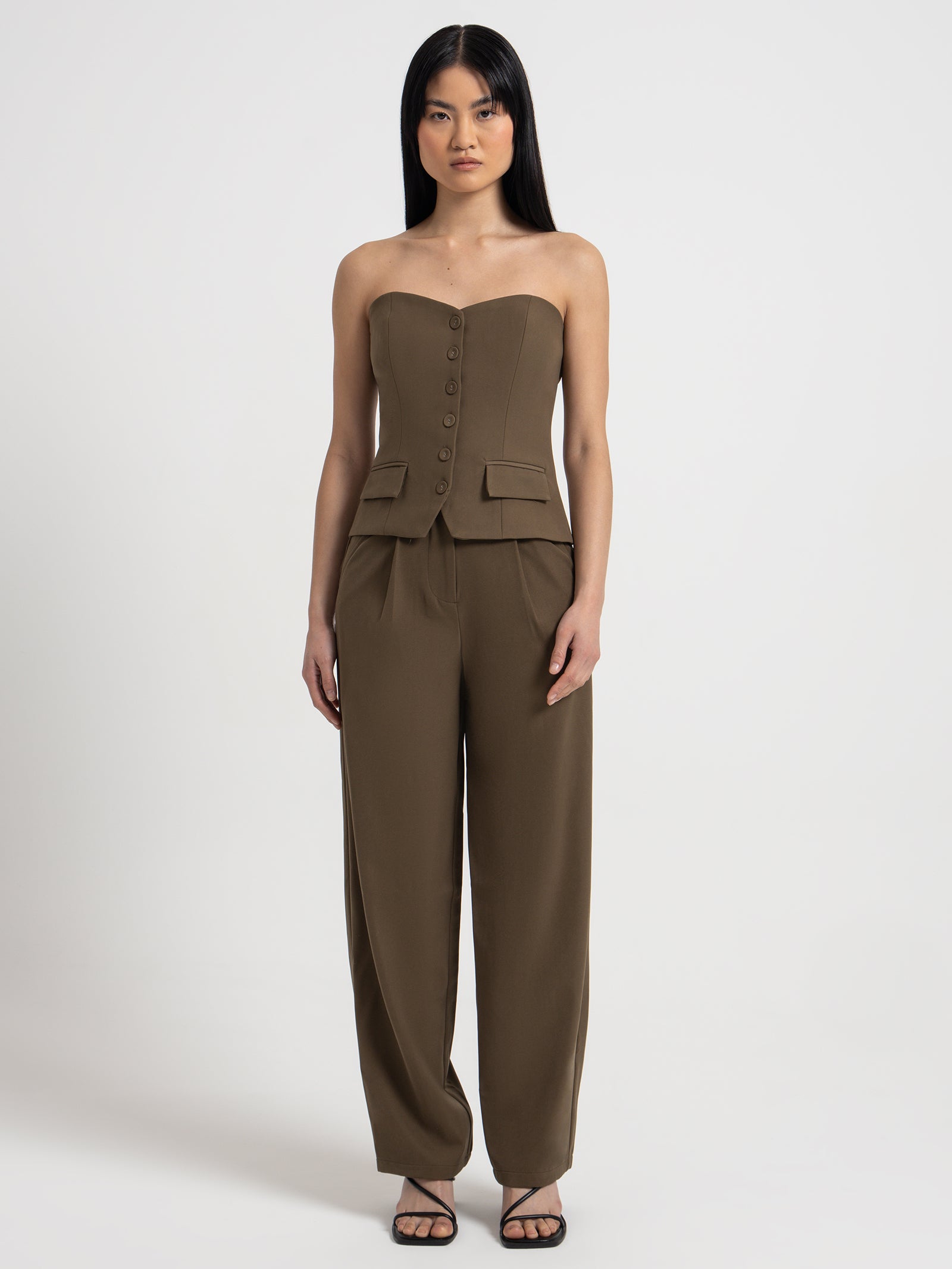 Hart Bodice in Light Khaki