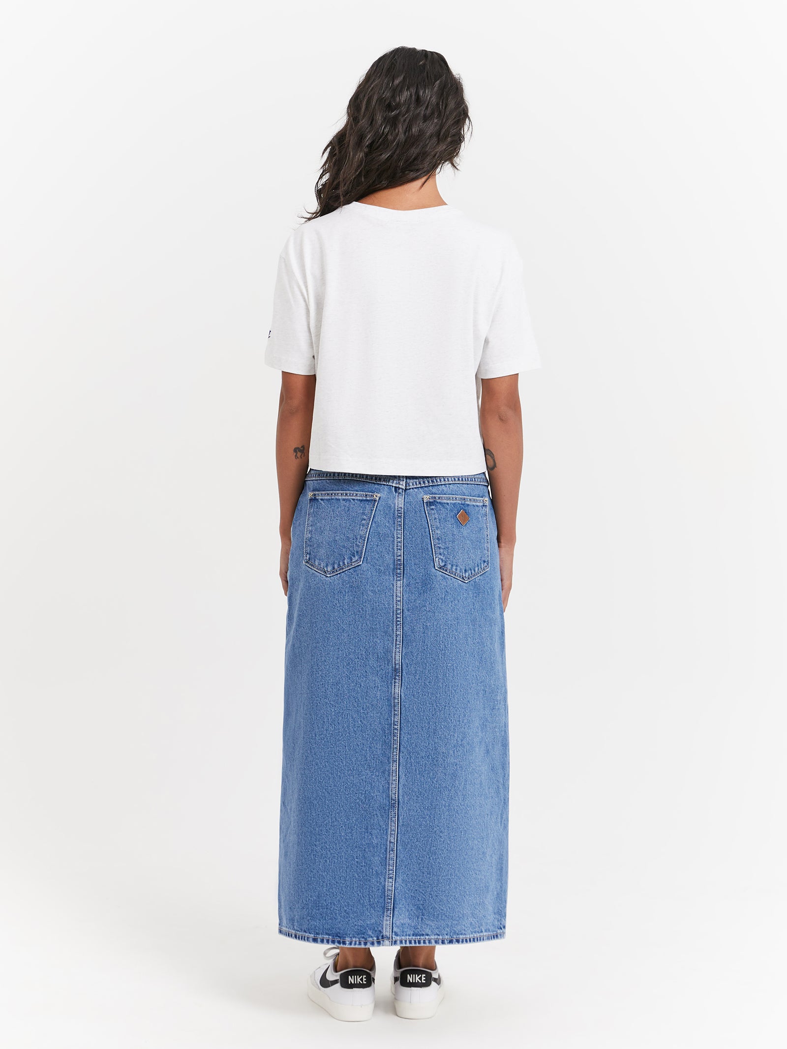 99 Low Maxi Skirt in Tianna Recycled