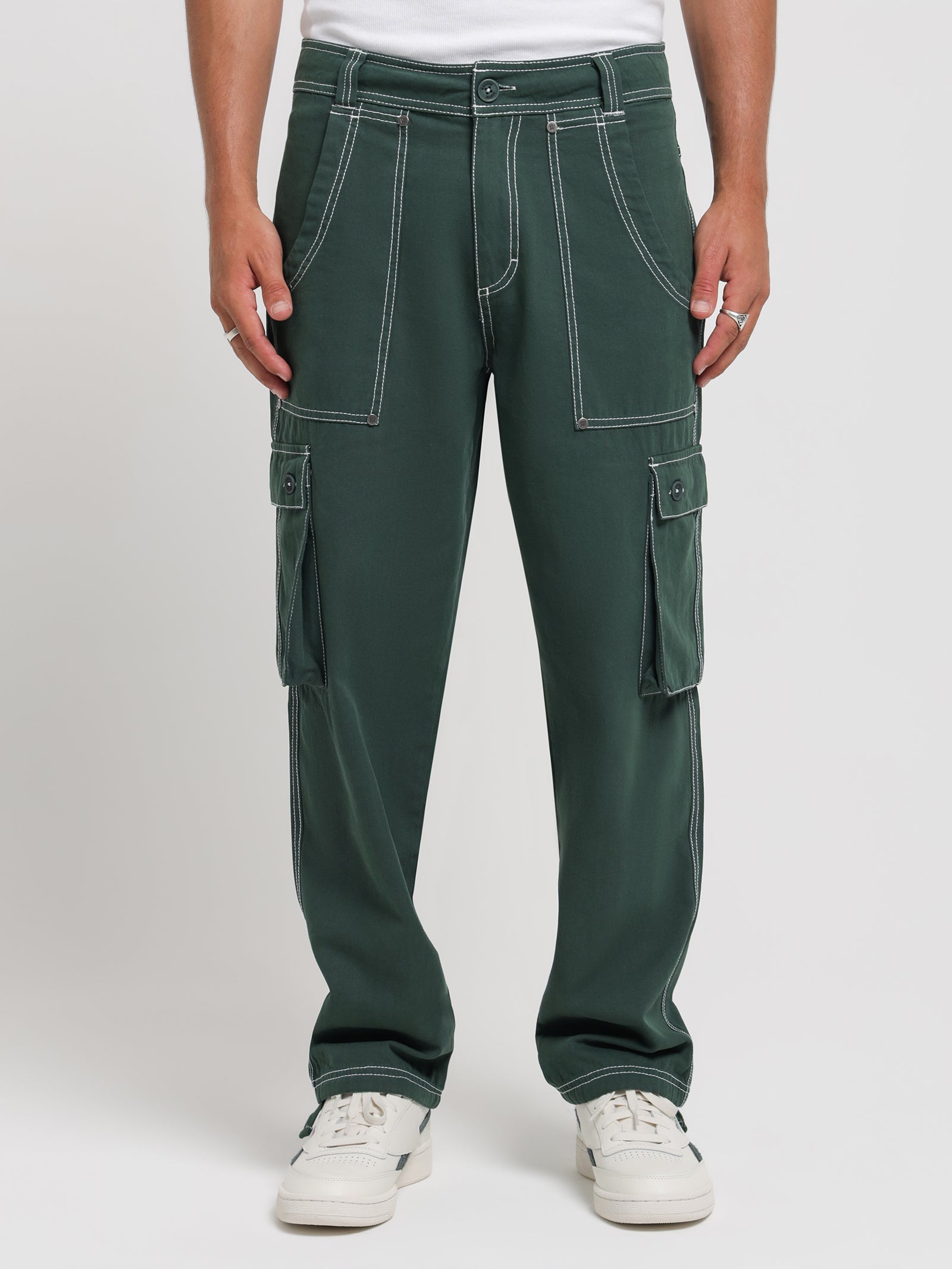 Syndicate Cargo Pants in Forest Green