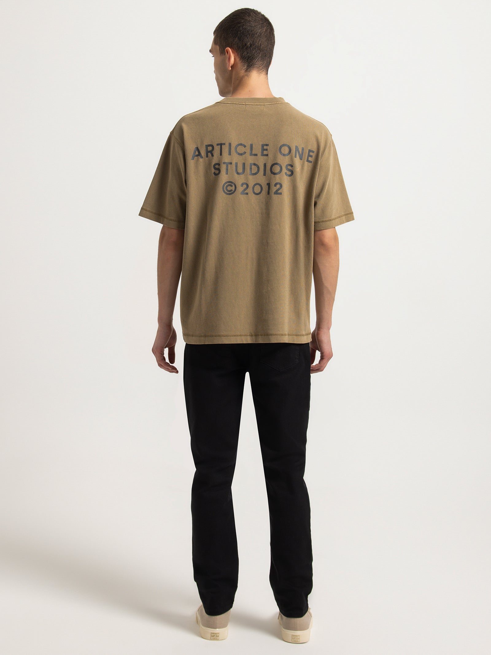 Studio Logo T-Shirt in Bronze