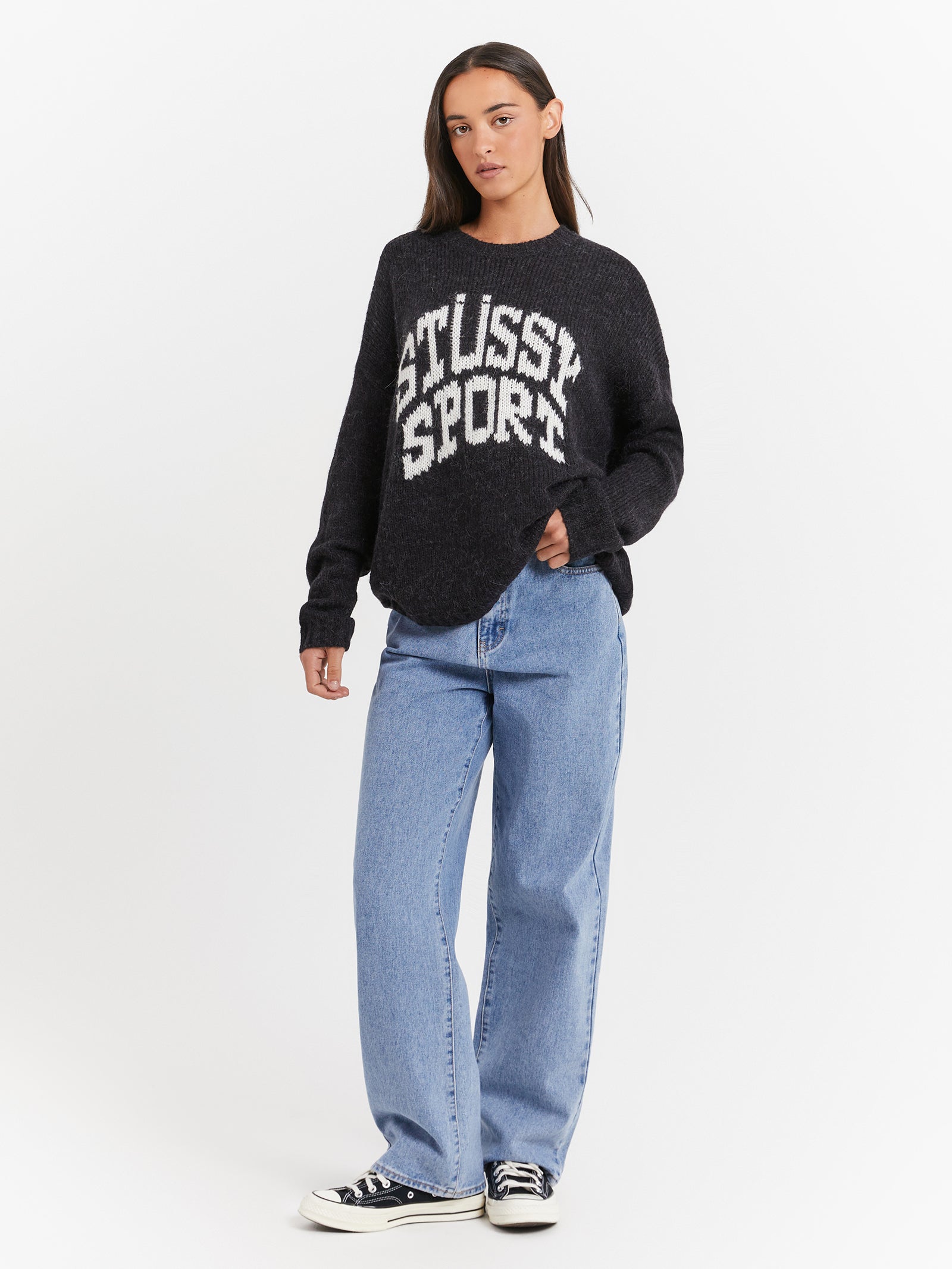 Stussy Sport Knit in Black