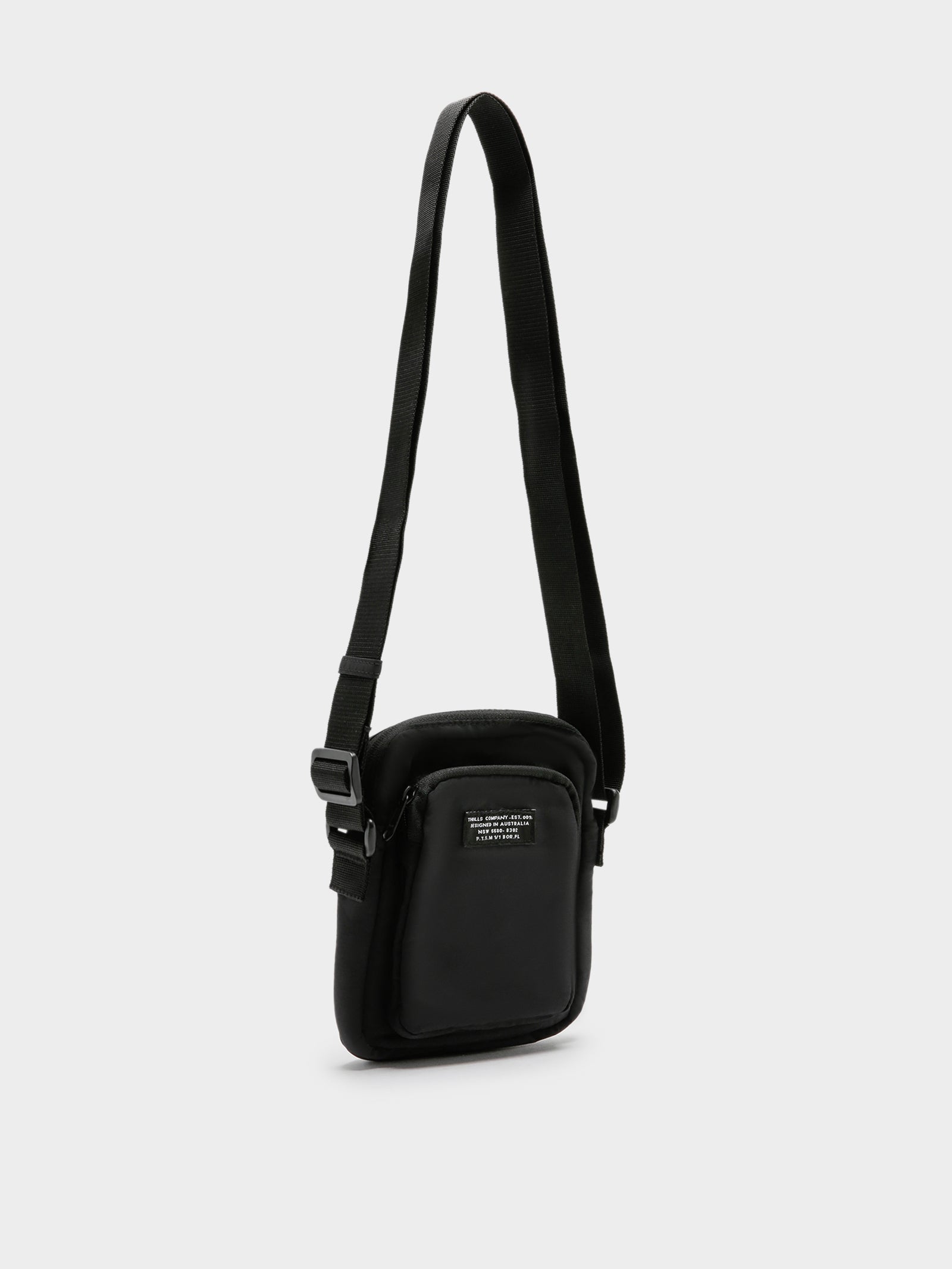 Century Shoulder Patch Bag in Black