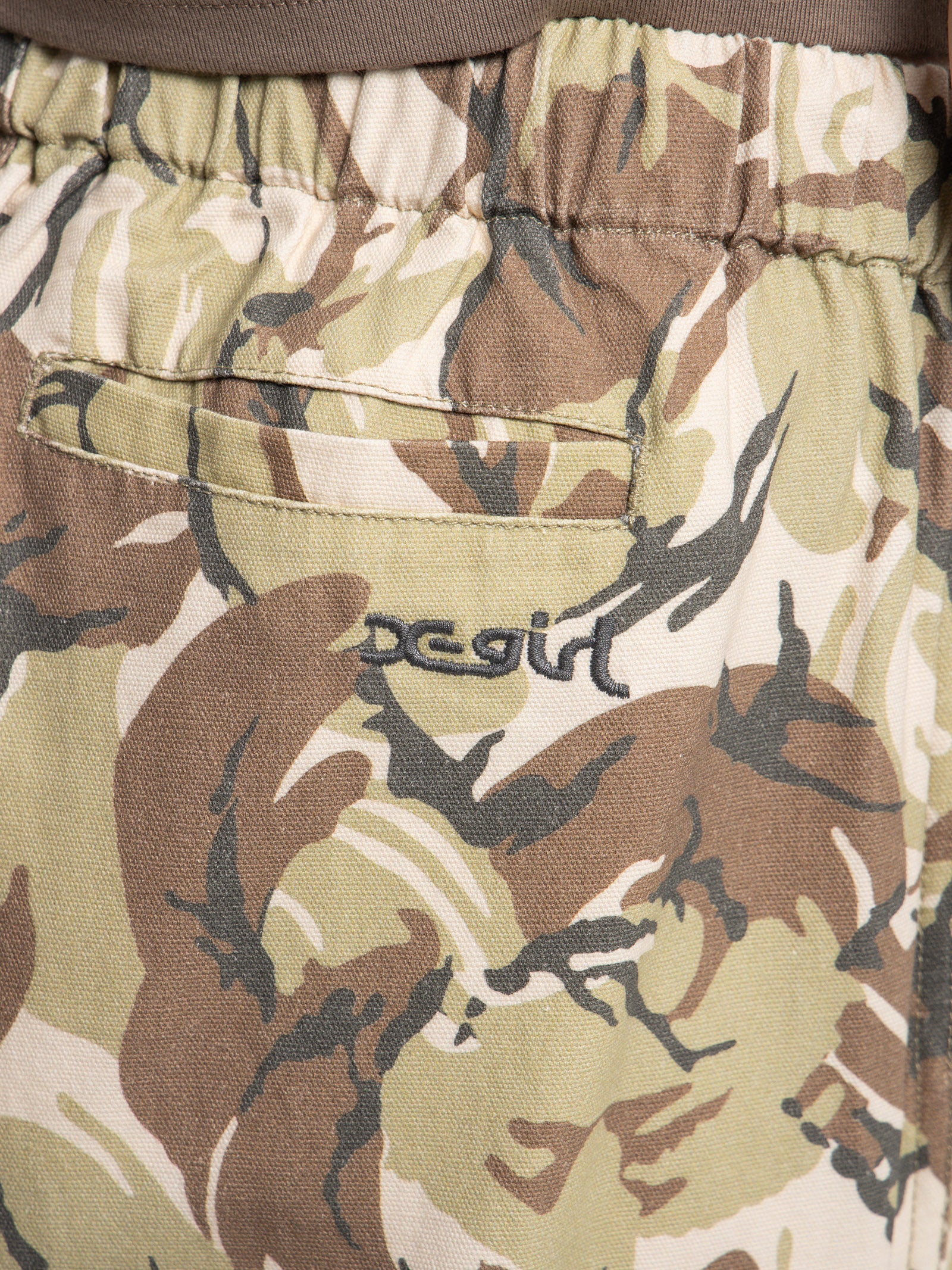 Camo Cargo Pants in Beige