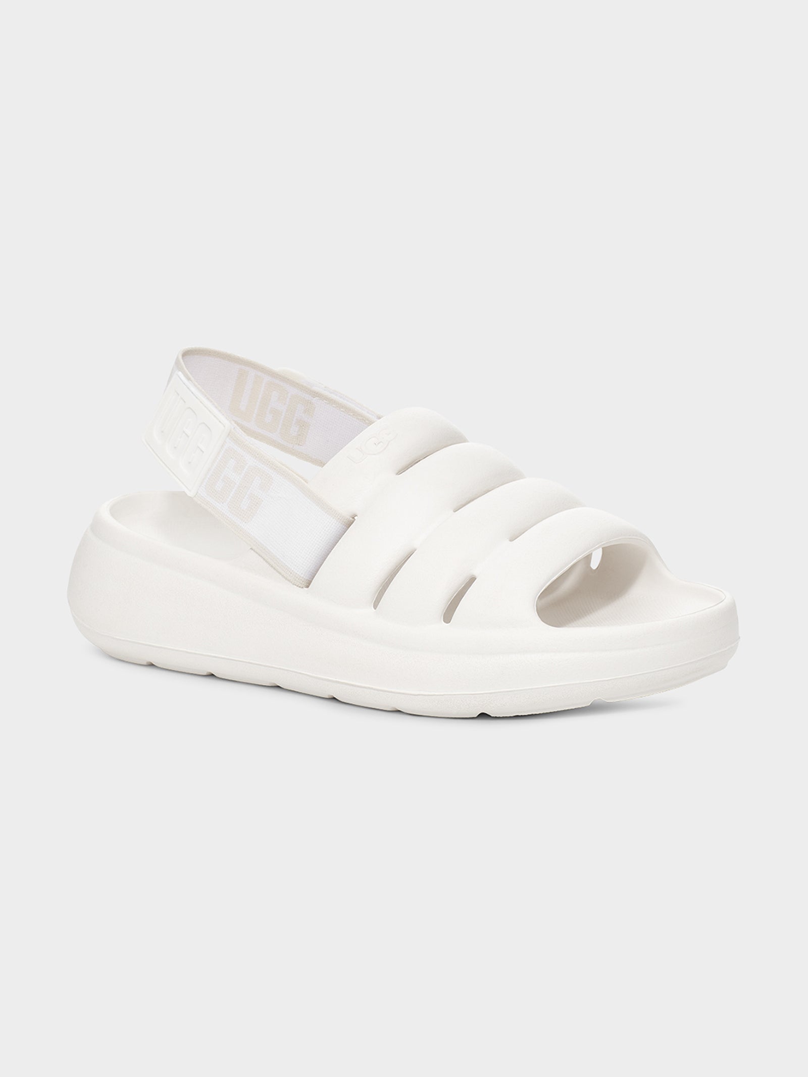 Womens Sport Yeah Slides in Bright White