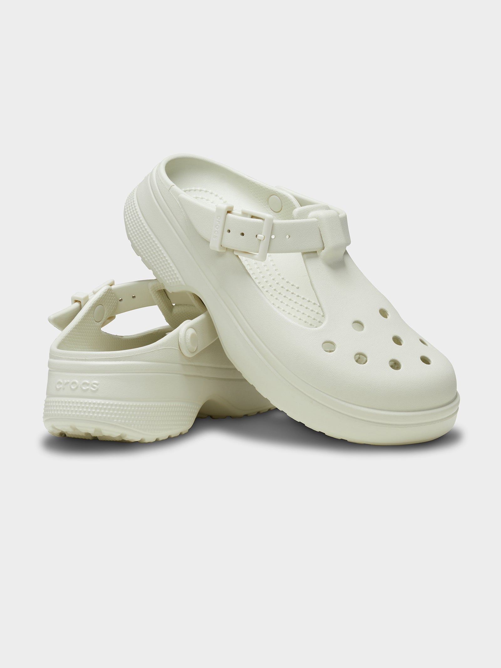 Classic Mary Jane Clog - Linen