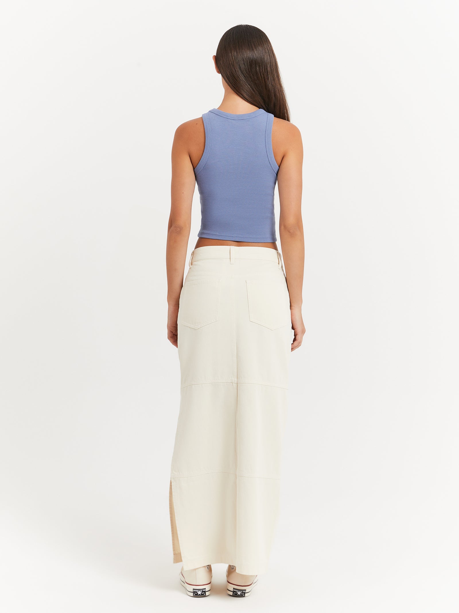 Lenny Maxi Skirt in Cream