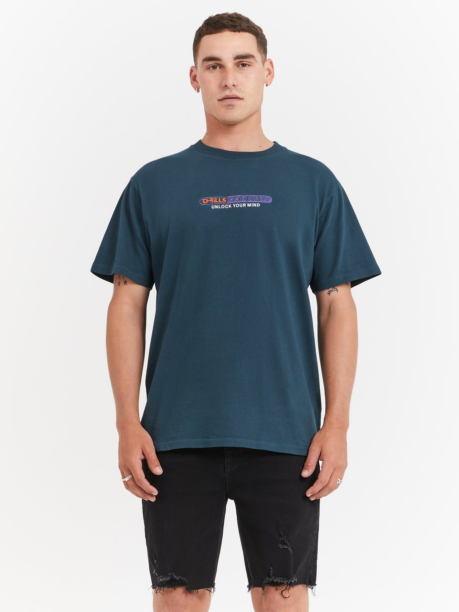 Try It You'll Like It Merch Fit T-Shirt in Jasper Green