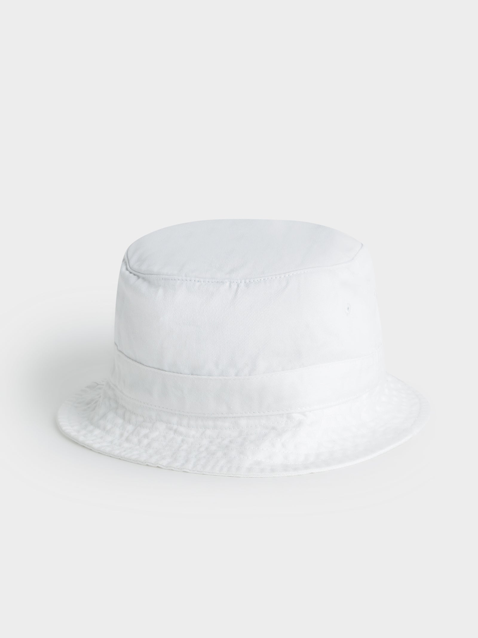 Logo Loft Bucket Hat in White