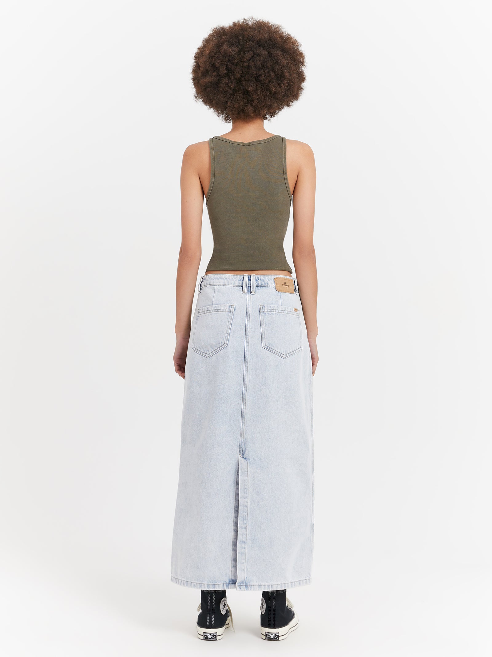 Frankie Skirt in Faded Dust Blue