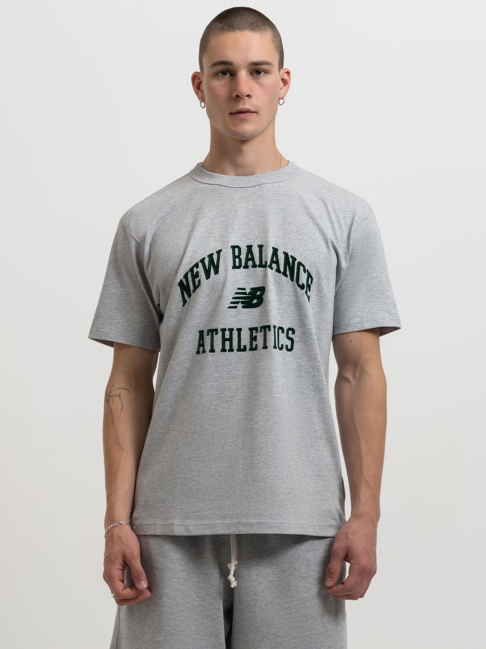 Athletics Varsity Graphic T-Shirt in Green