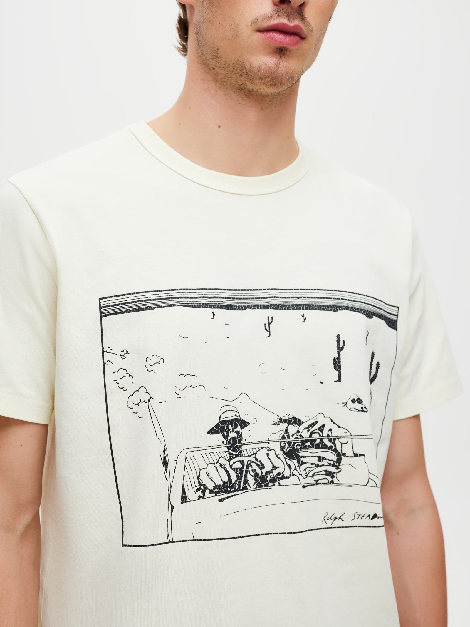 Steadman Tee 1 In Off White